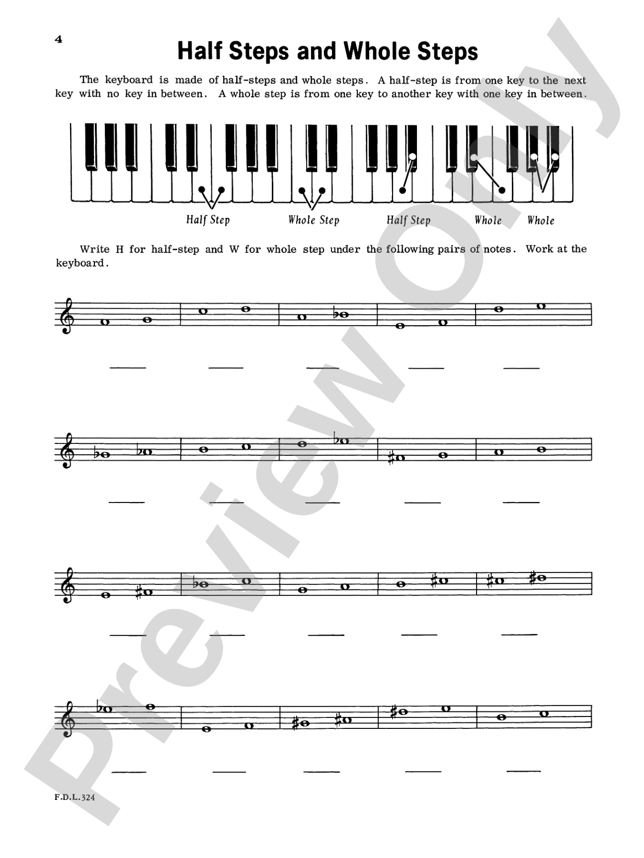 Write and Play Major Scales, Level 2: Piano