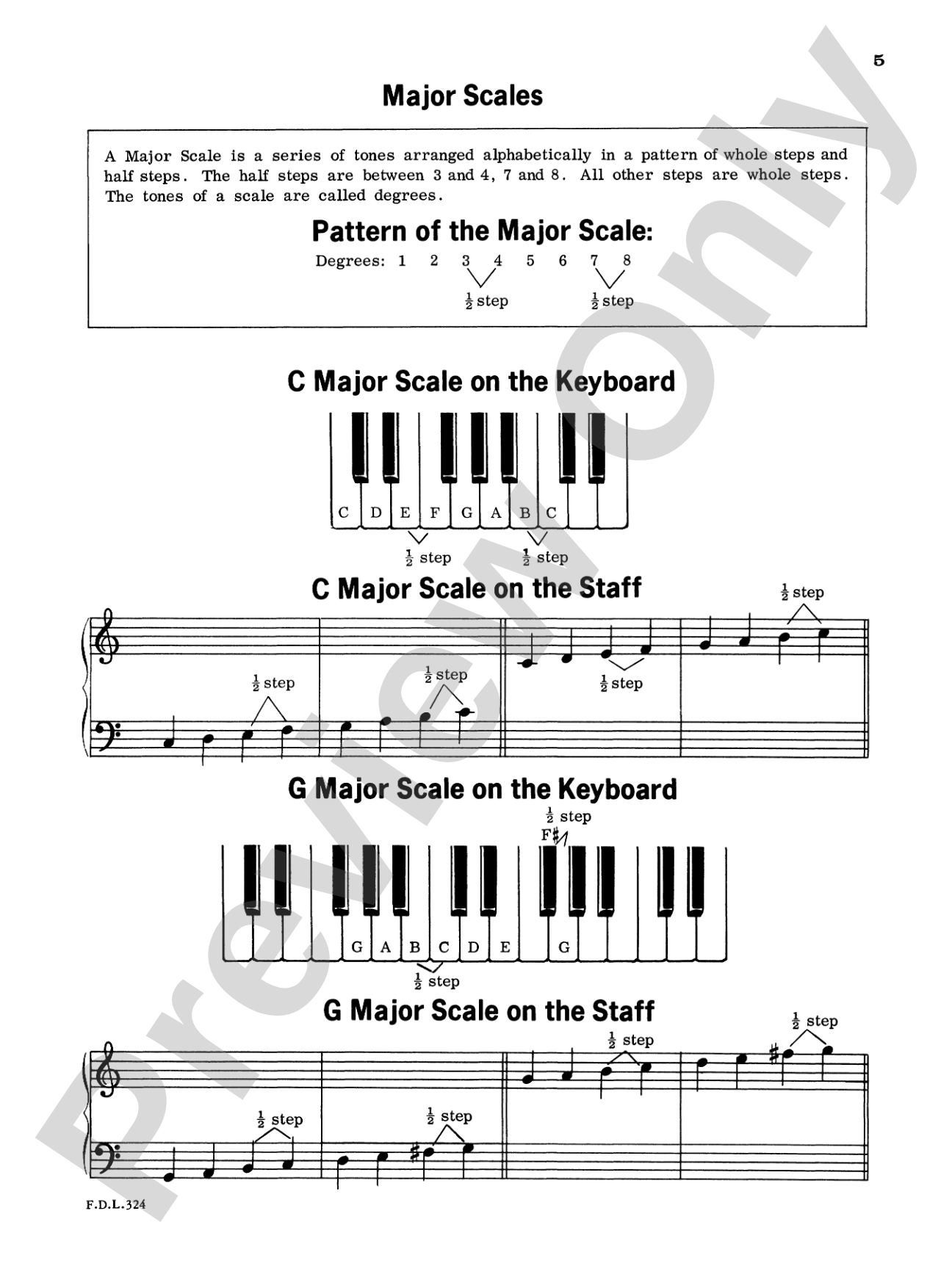 Write and Play Major Scales, Level 2: Piano