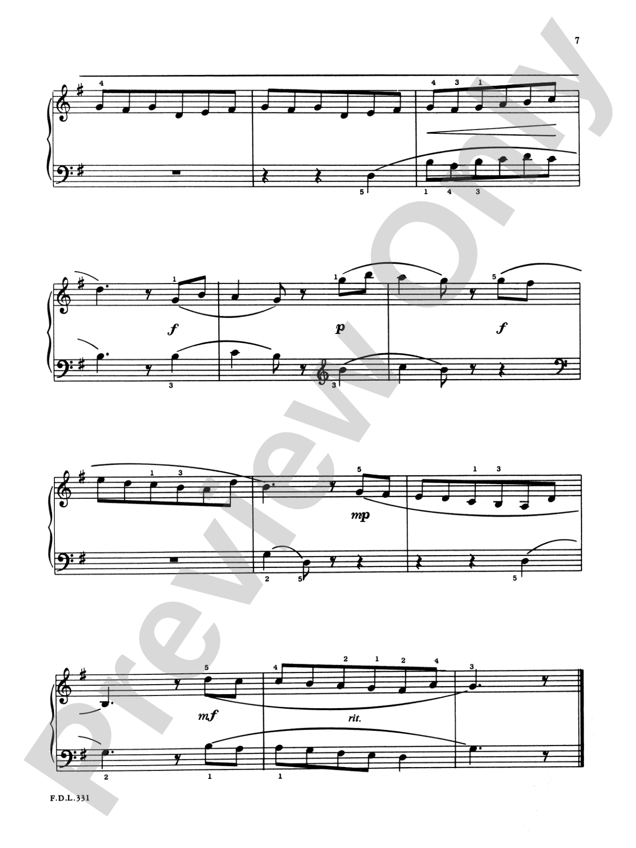 Piano Repertoire, Level 4: Piano