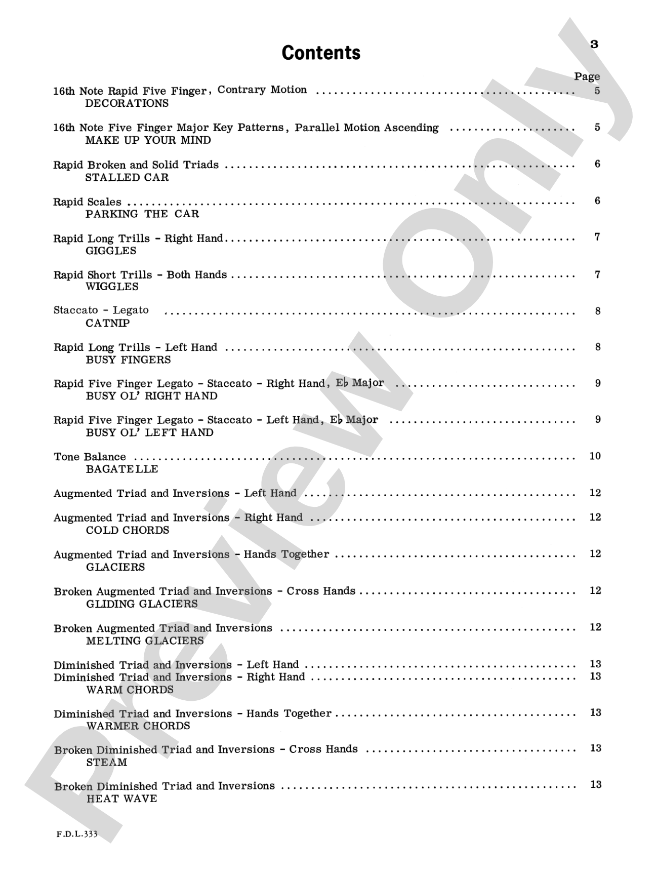 Piano Technic, Level 4: Piano