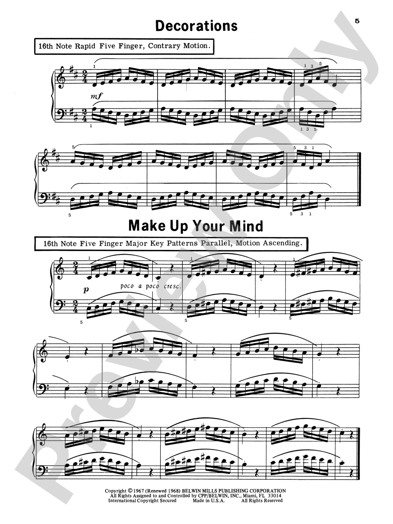 Piano Technic, Level 4: Piano