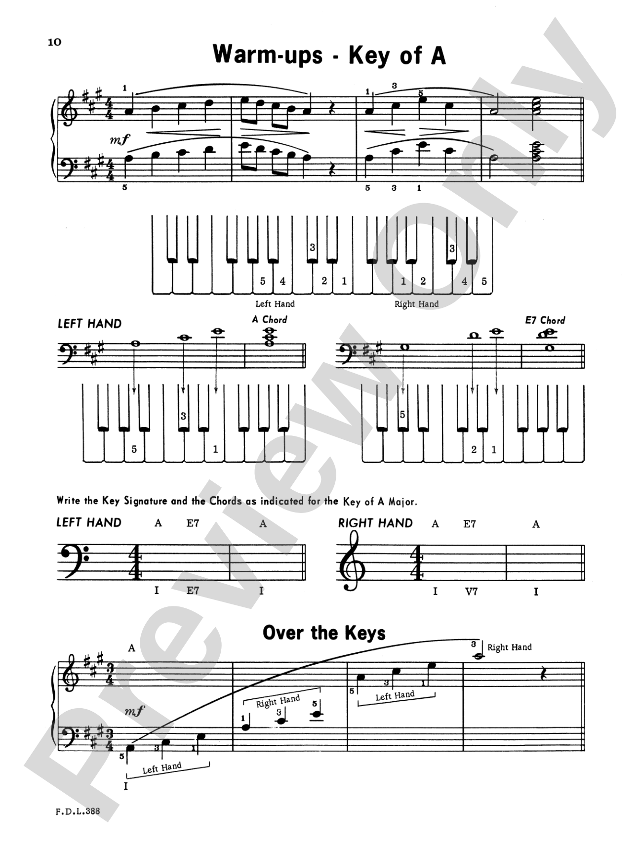 Chords and Keys, Level 1: For Individual or Group Instruction: Piano