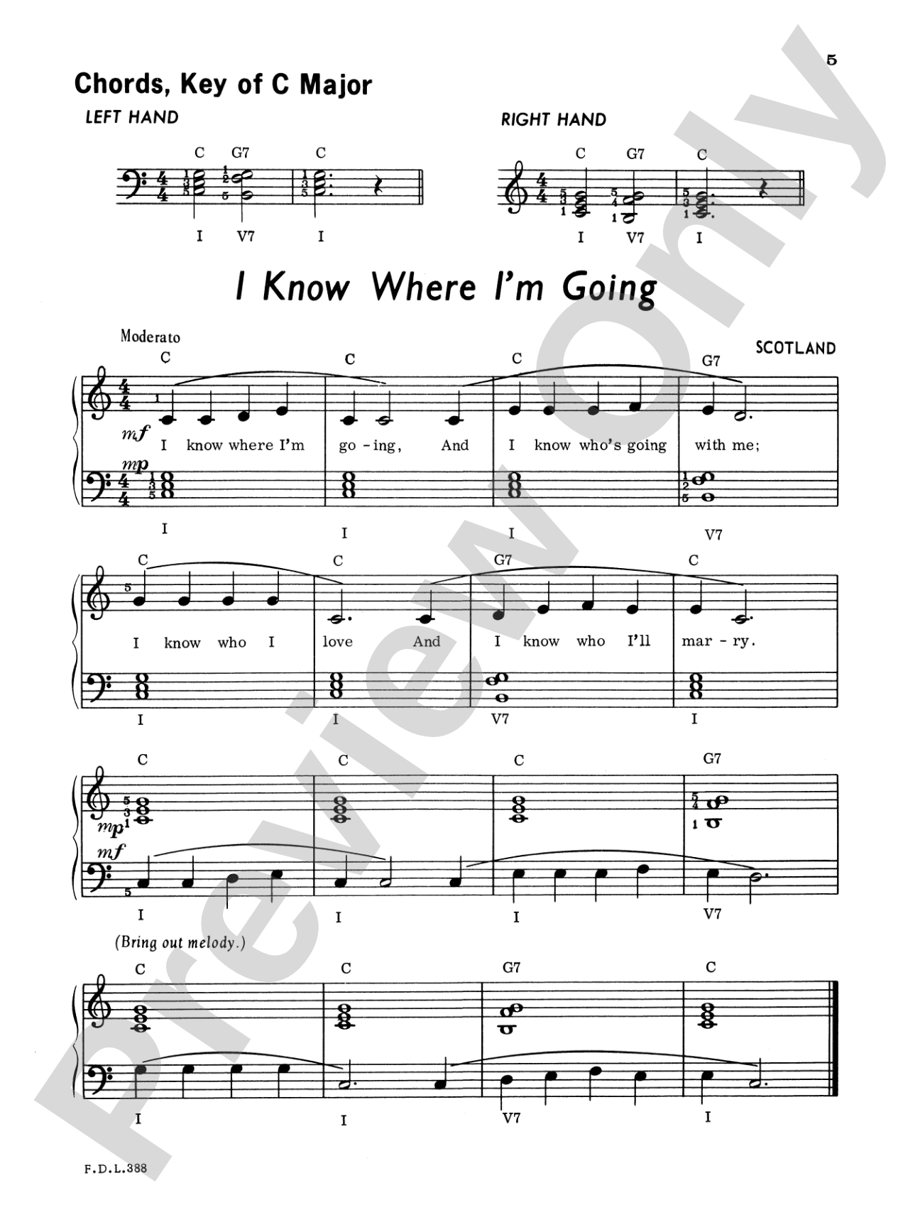 Chords and Keys, Level 1: For Individual or Group Instruction: Piano