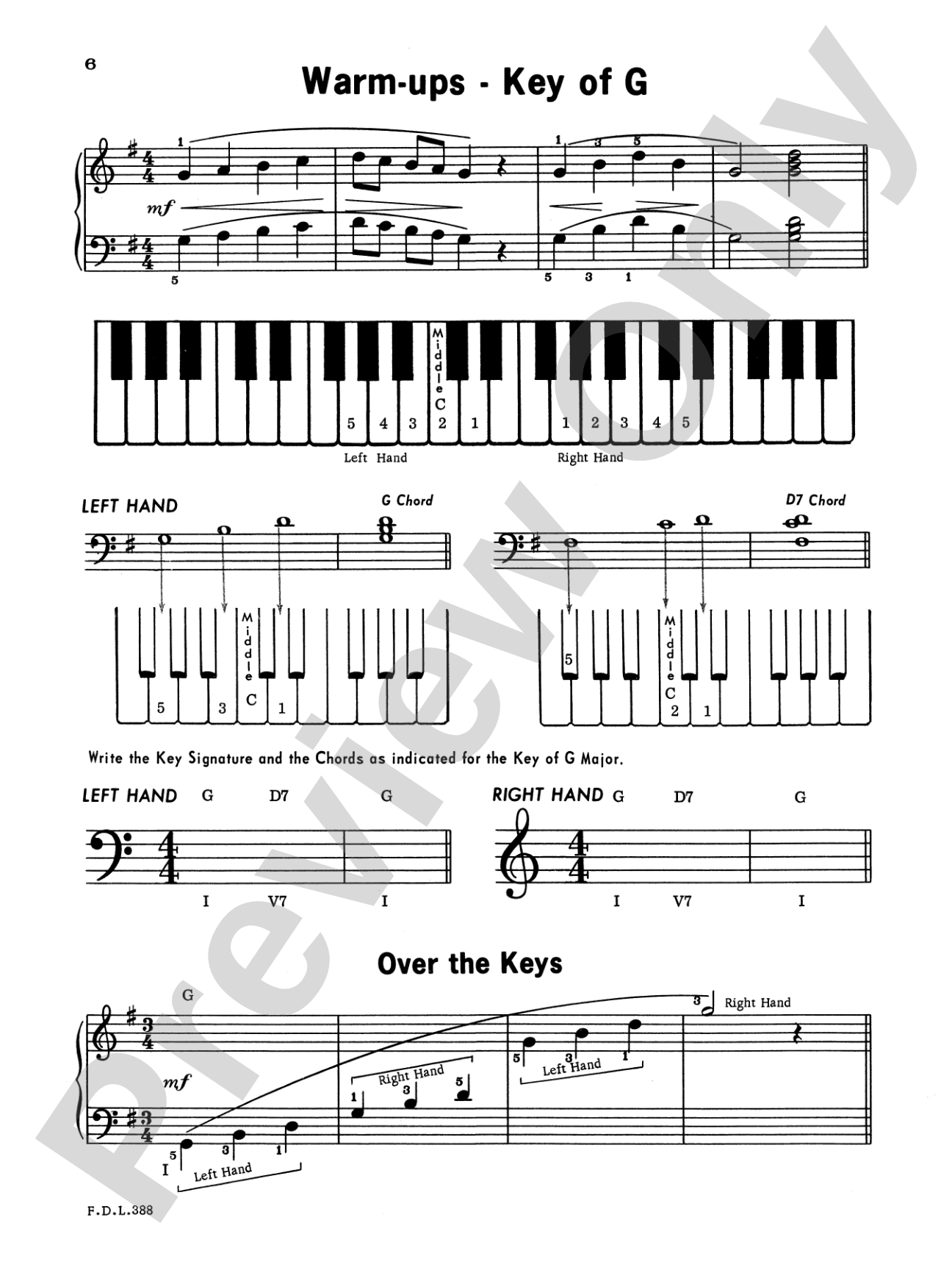 Chords and Keys, Level 1: For Individual or Group Instruction: Piano