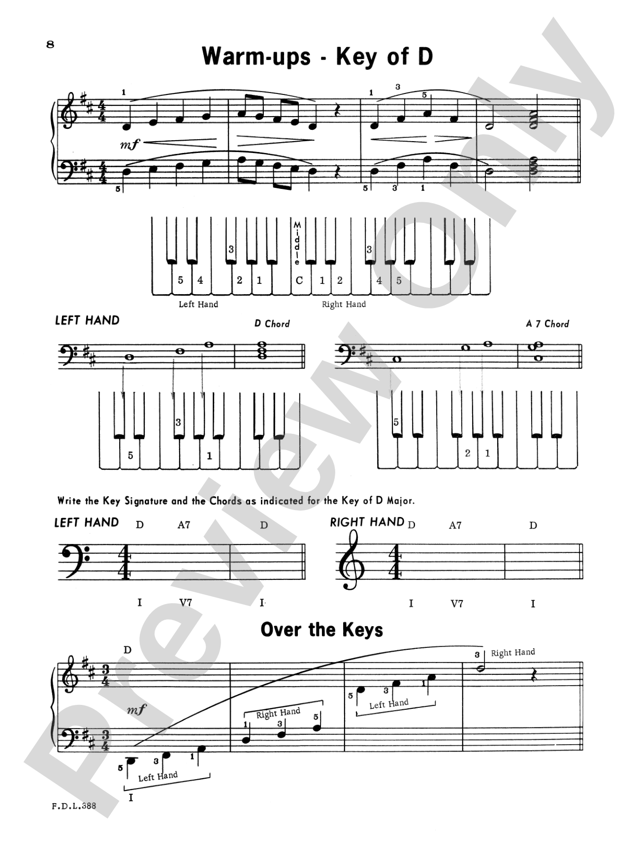 Chords and Keys, Level 1: For Individual or Group Instruction: Piano