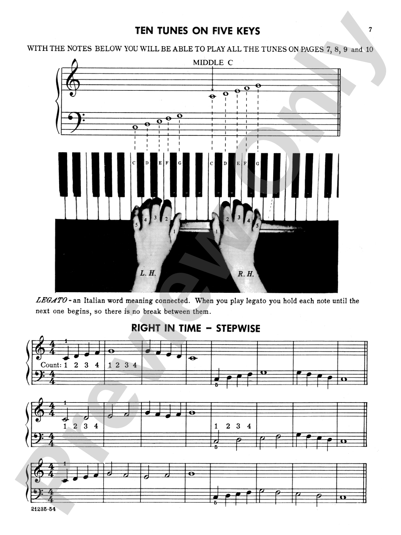 Ada Richter Piano Course: The Older Student, Book 1: For Individual or Class Instruction: Piano