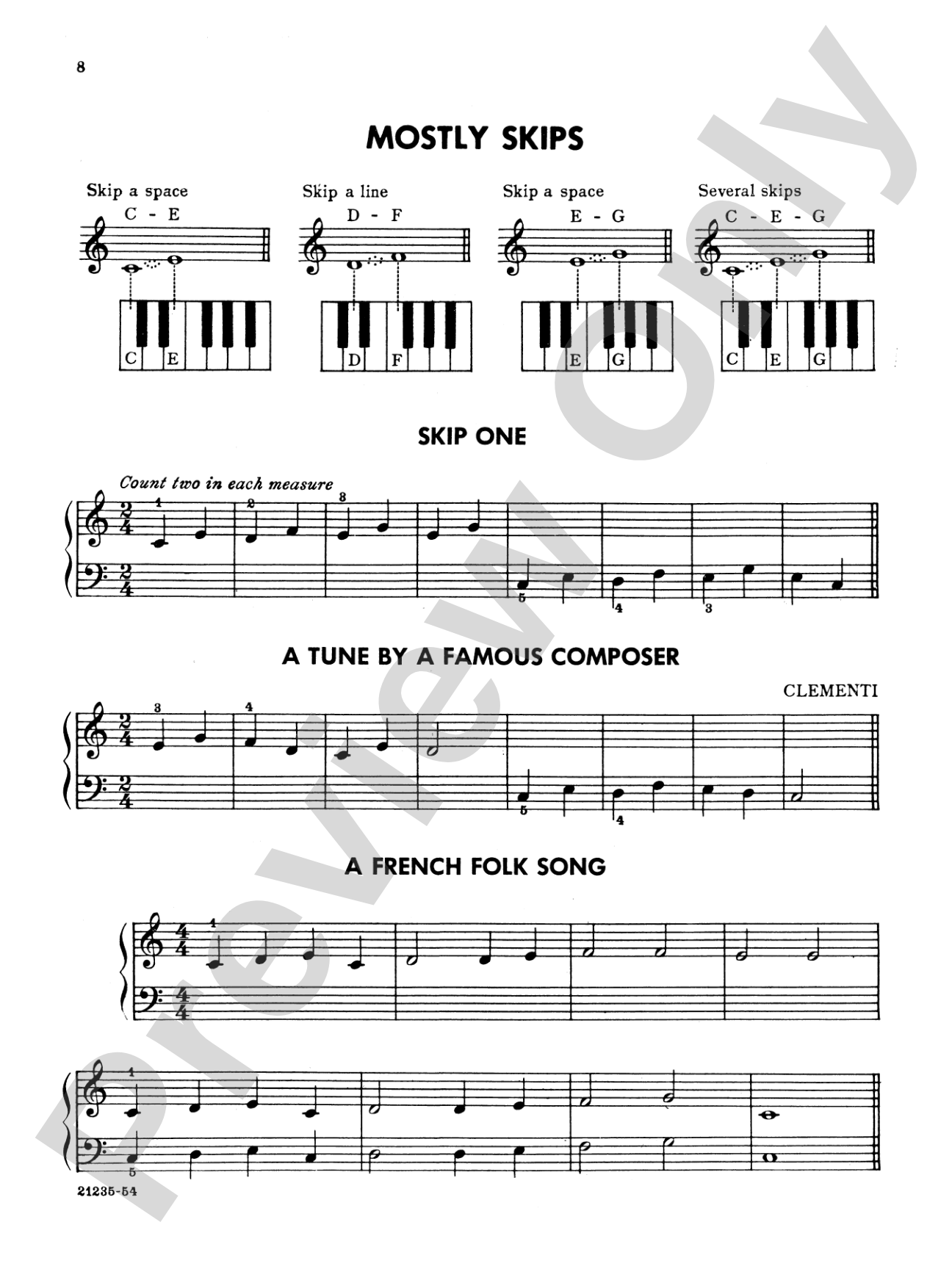 Ada Richter Piano Course: The Older Student, Book 1: For Individual or Class Instruction: Piano