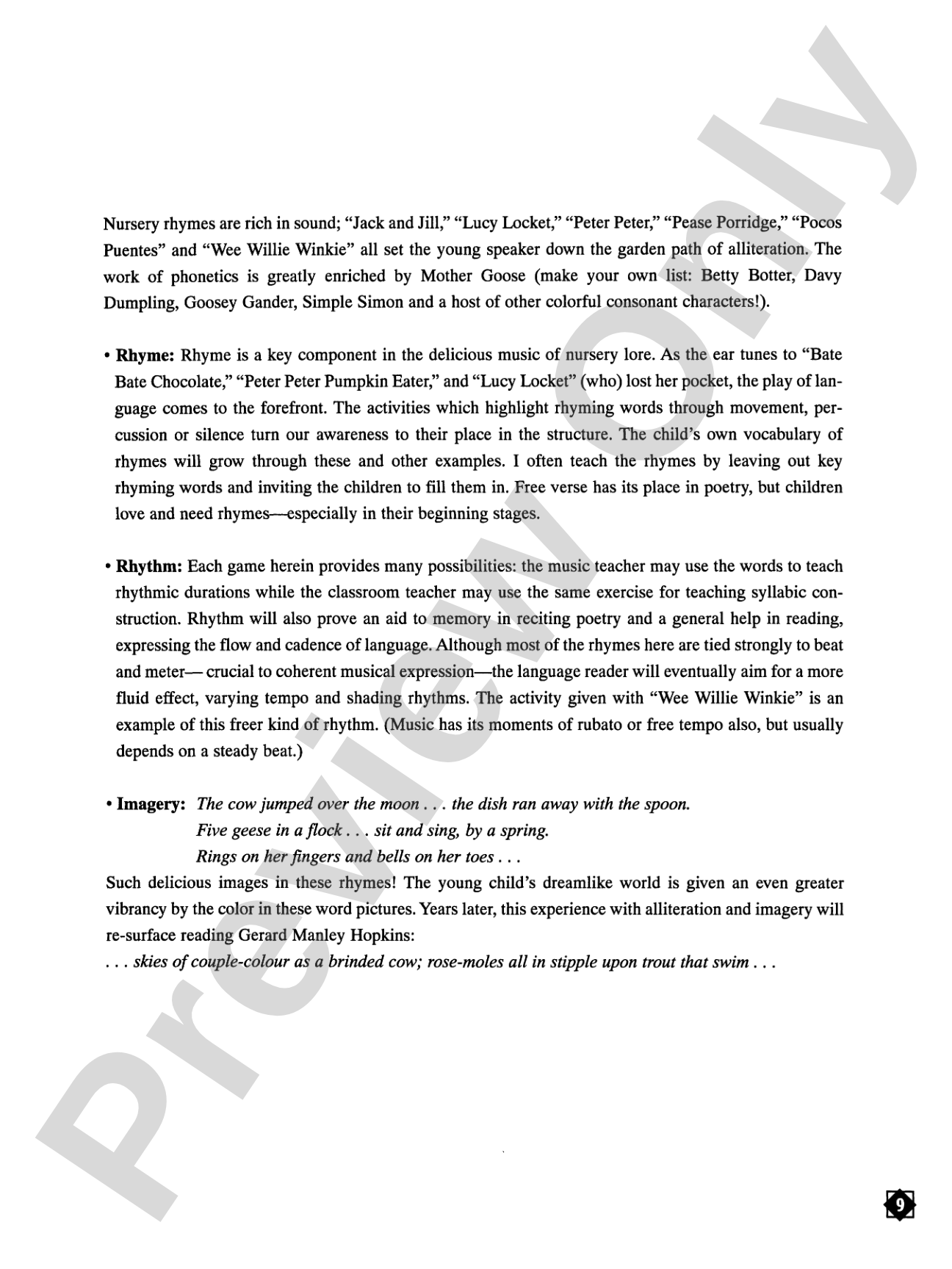 A Rhyme in Time: Rhythm, Speech Activities, and Improvisation for the Classroom