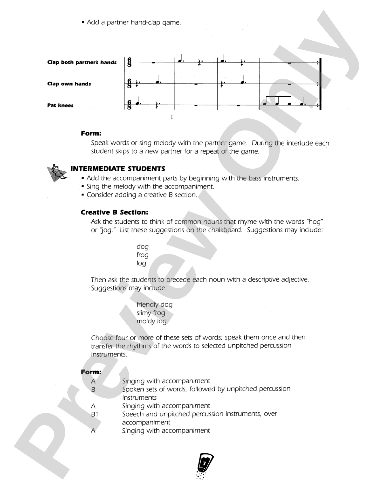 Spice It Up: Songs, Dances, Games, and Orff Accompaniments for Elementary and Middle School Students
