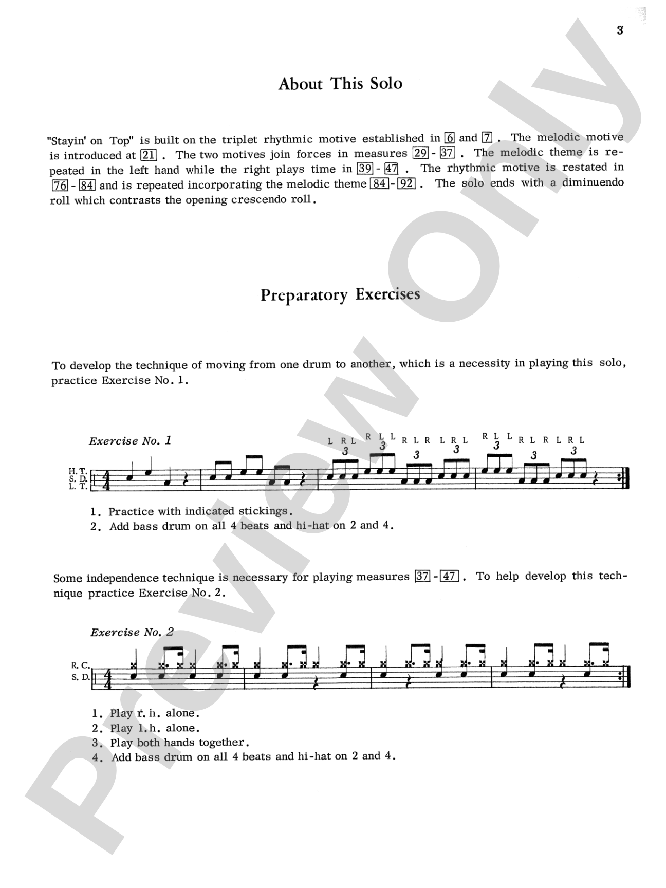 Drum Set Music: A Progressive Collection of Solos That Explores the Tonalities and Musical Properties of the Drum Set