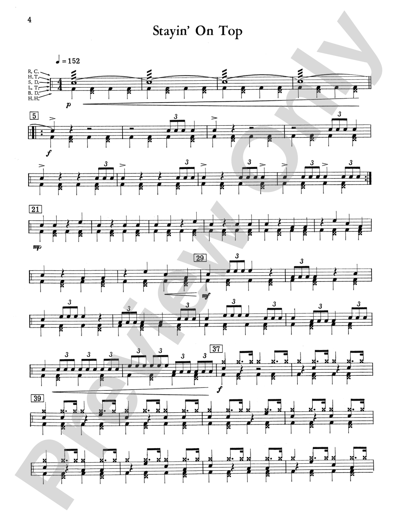 Drum Set Music: A Progressive Collection of Solos That Explores the Tonalities and Musical Properties of the Drum Set