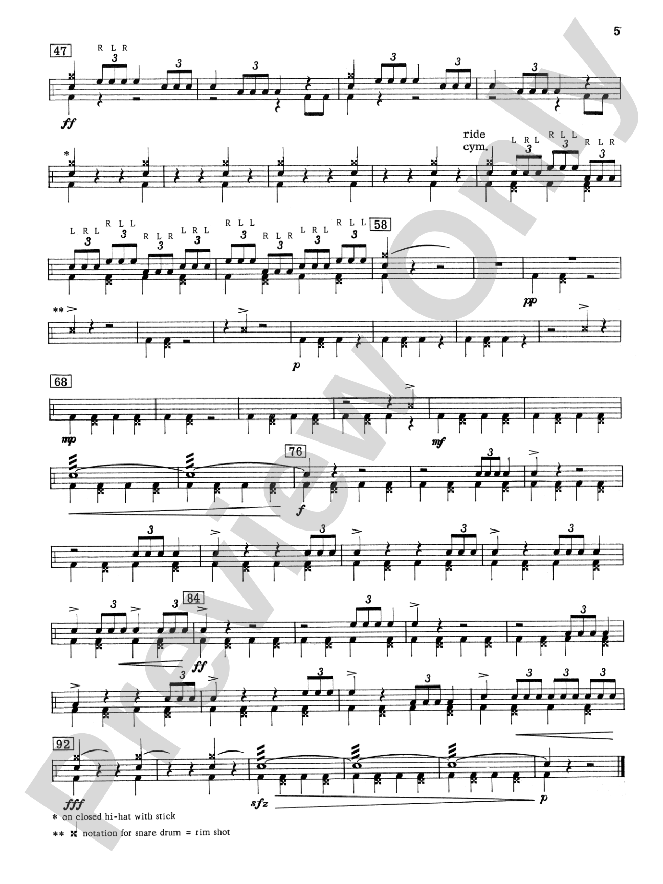 Drum Set Music: A Progressive Collection of Solos That Explores the Tonalities and Musical Properties of the Drum Set