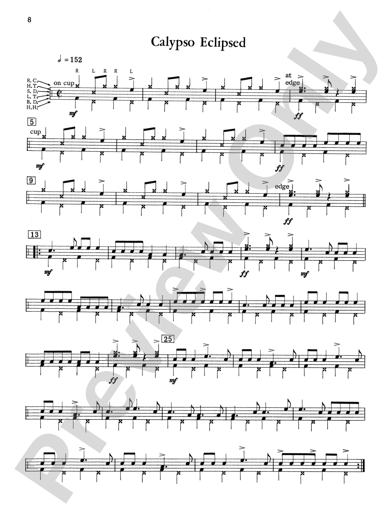 Drum Set Music: A Progressive Collection of Solos That Explores the Tonalities and Musical Properties of the Drum Set