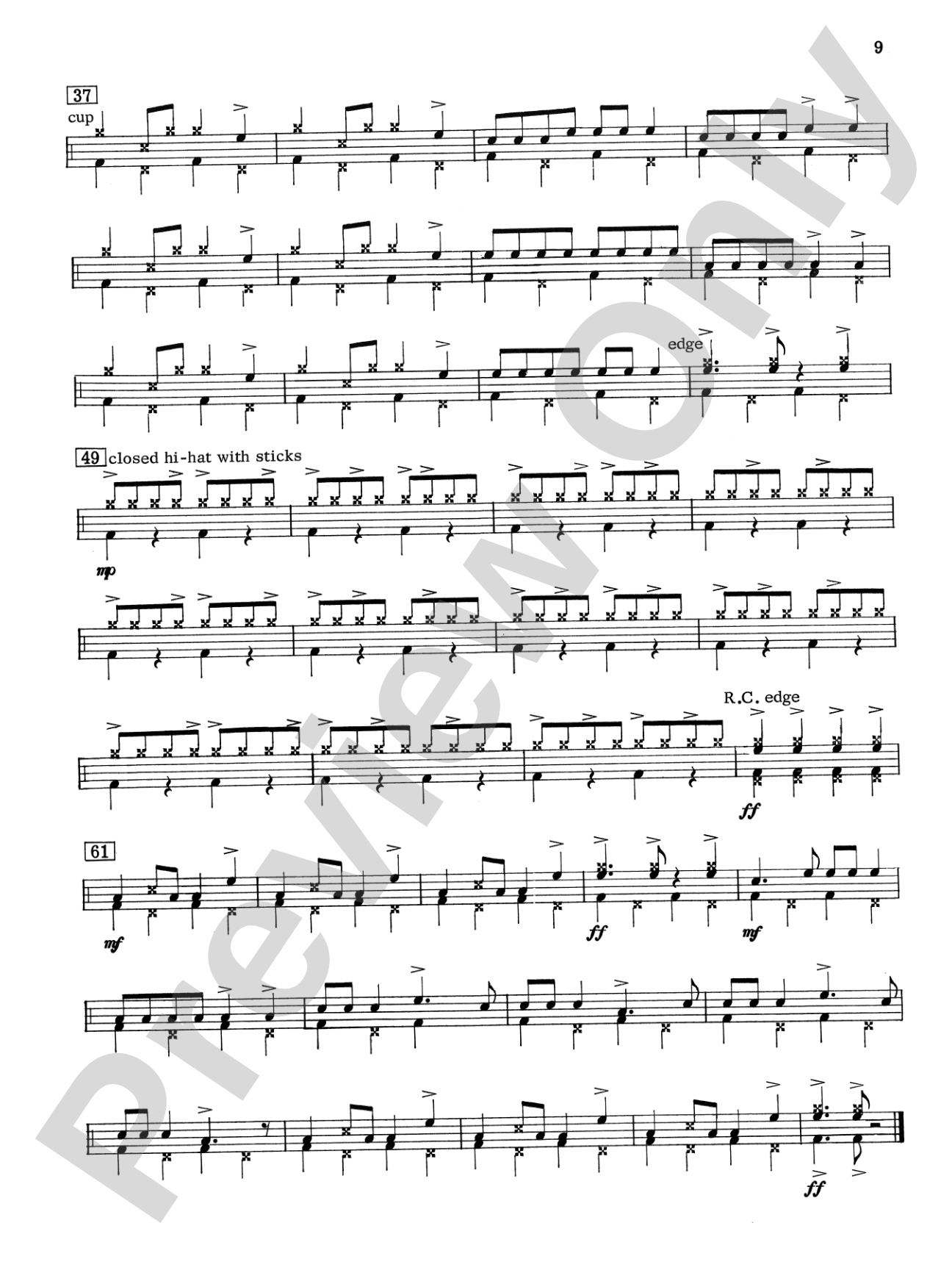 Drum Set Music: A Progressive Collection of Solos That Explores the Tonalities and Musical Properties of the Drum Set