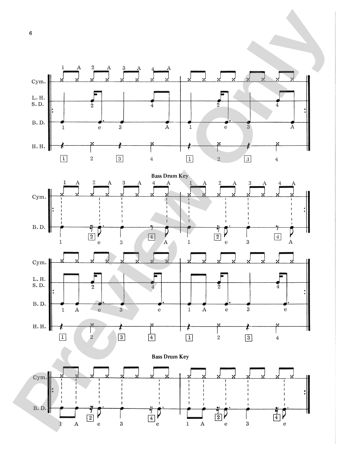 Rockin' Bass Drum, Book 1: A Repertoire of Exciting Rhythmic Patterns to Develop Coordination for Today's Rock Styles