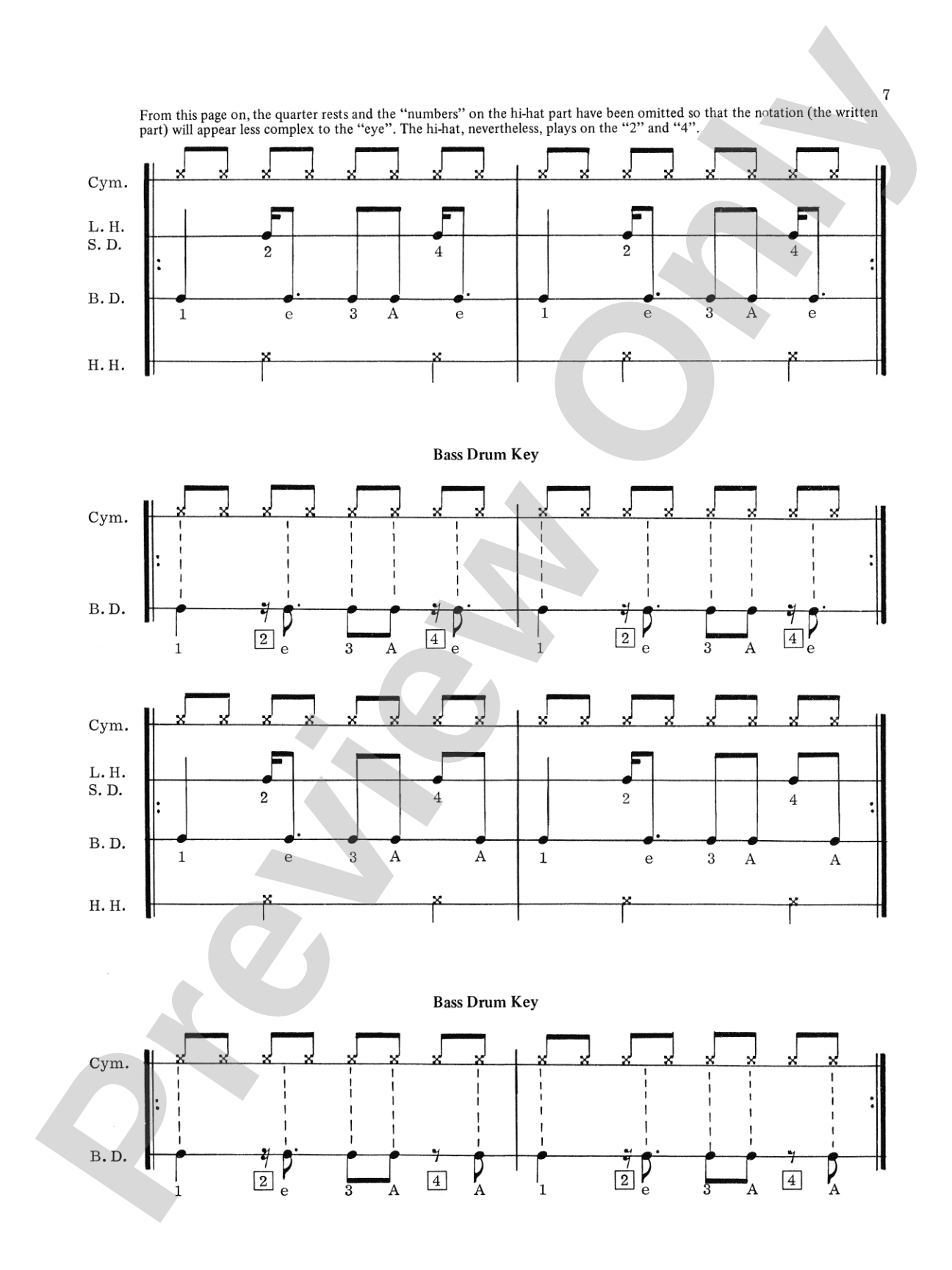 Rockin' Bass Drum, Book 1: A Repertoire of Exciting Rhythmic Patterns to Develop Coordination for Today's Rock Styles