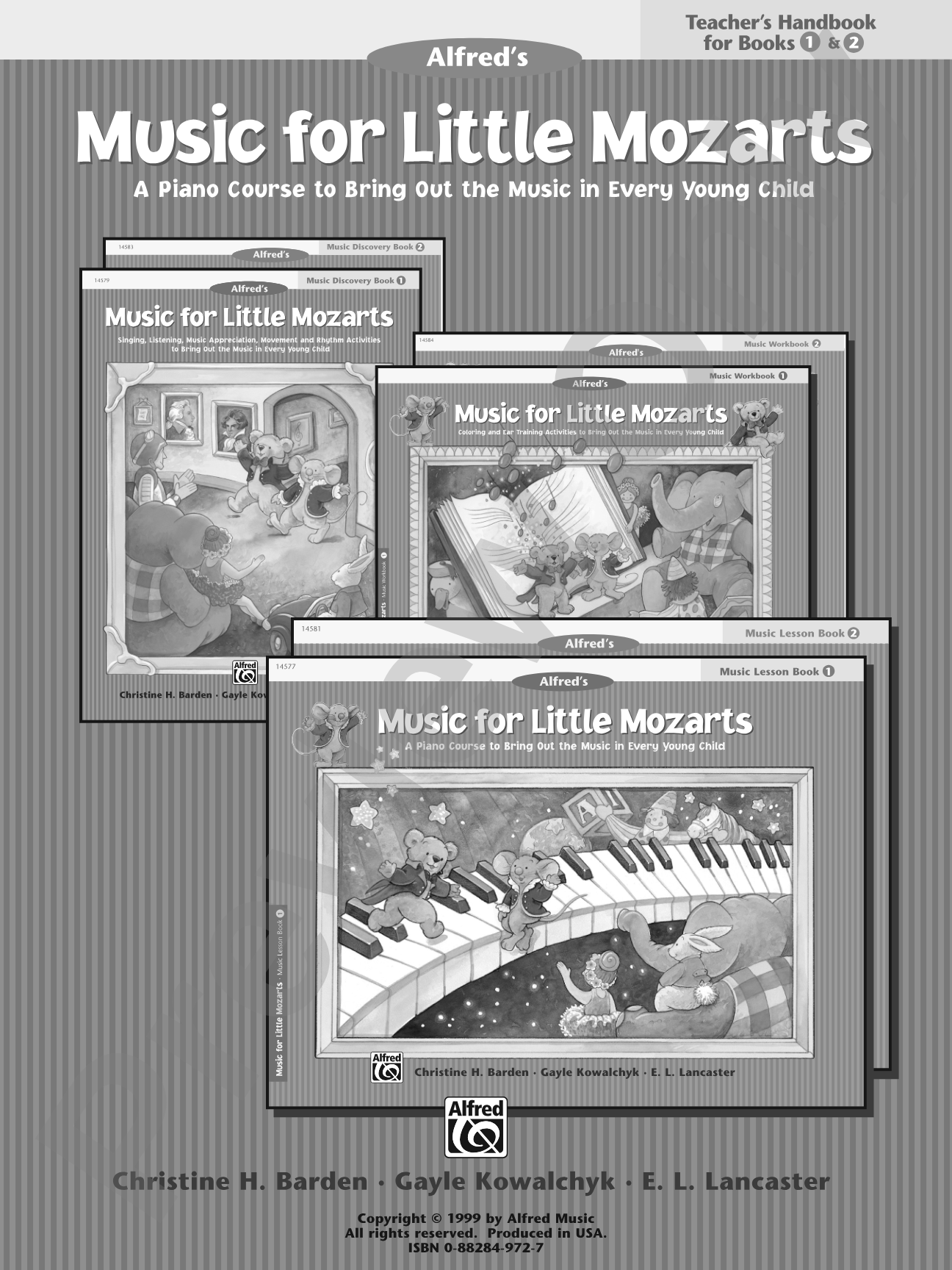 Music for Little Mozarts: Teacher's Handbook for Books 1 & 2: A Piano Course to Bring Out the Music in Every Young Child: Piano
