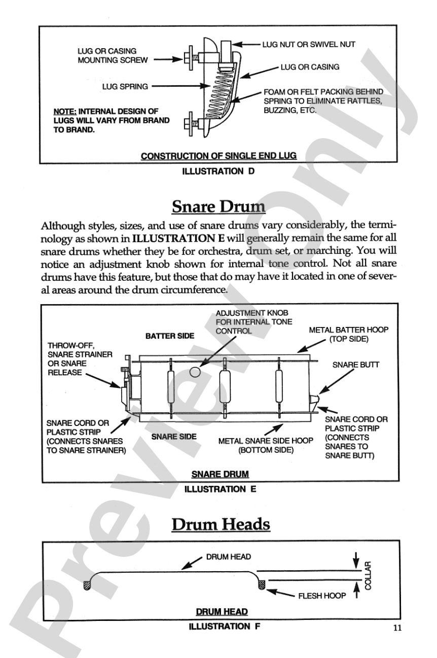 Band Director's Percussion Repair Manual: A Text for All Levels of Percussion Education