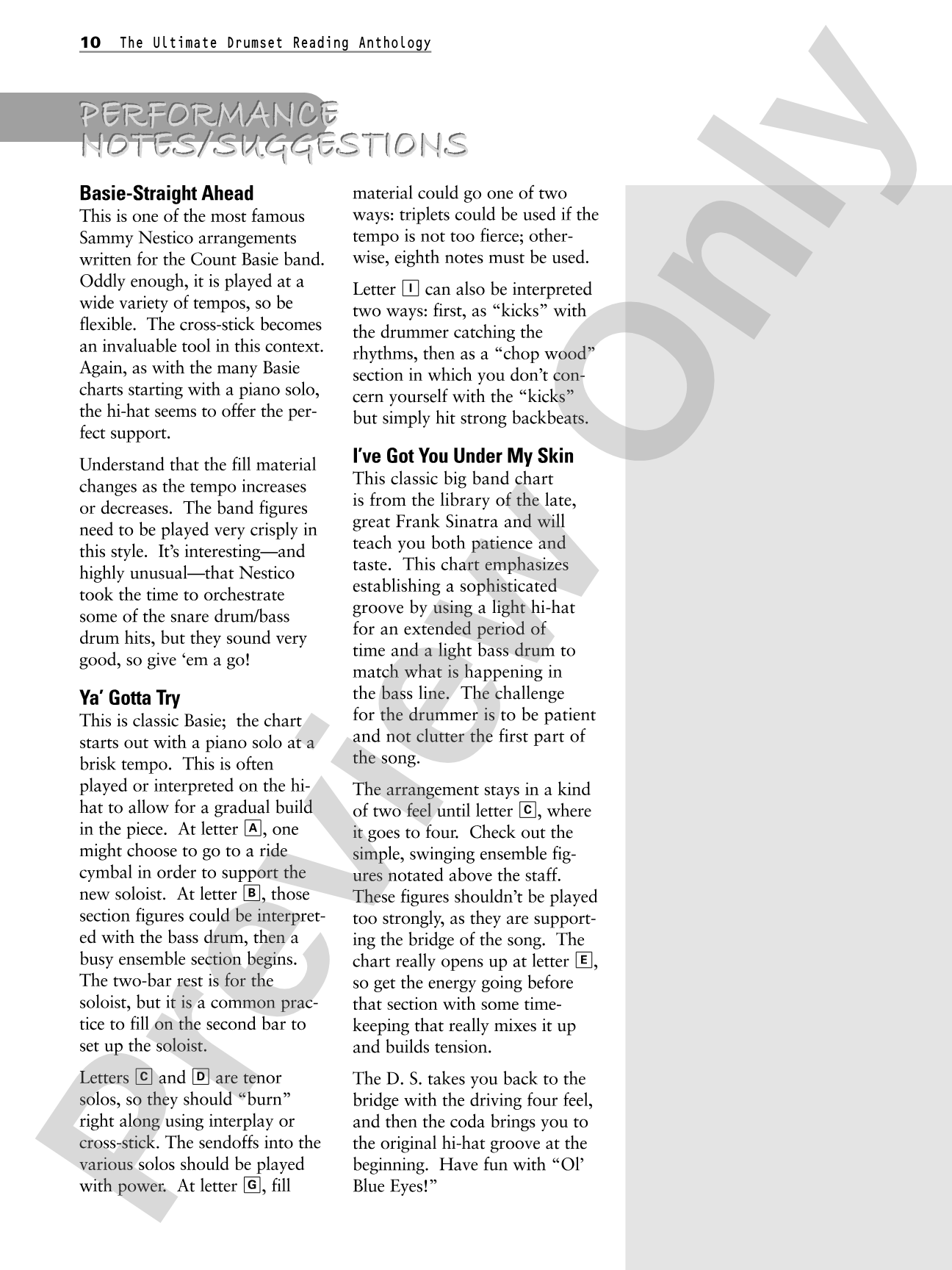 The Ultimate Drumset Reading Anthology: For the Working Drummer