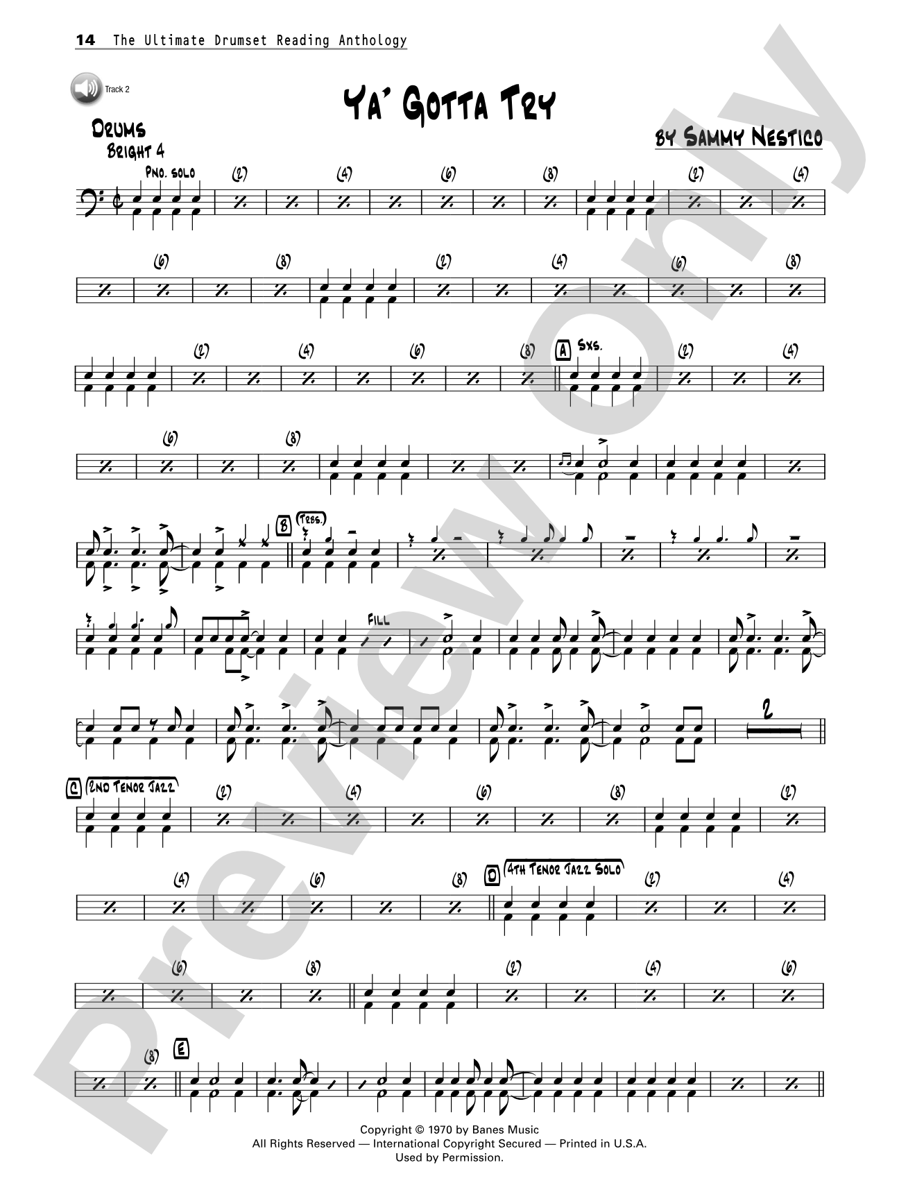 The Ultimate Drumset Reading Anthology: For the Working Drummer