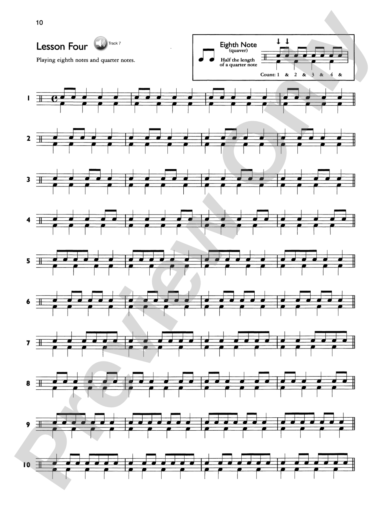 Basix®: Syncopation for Drums