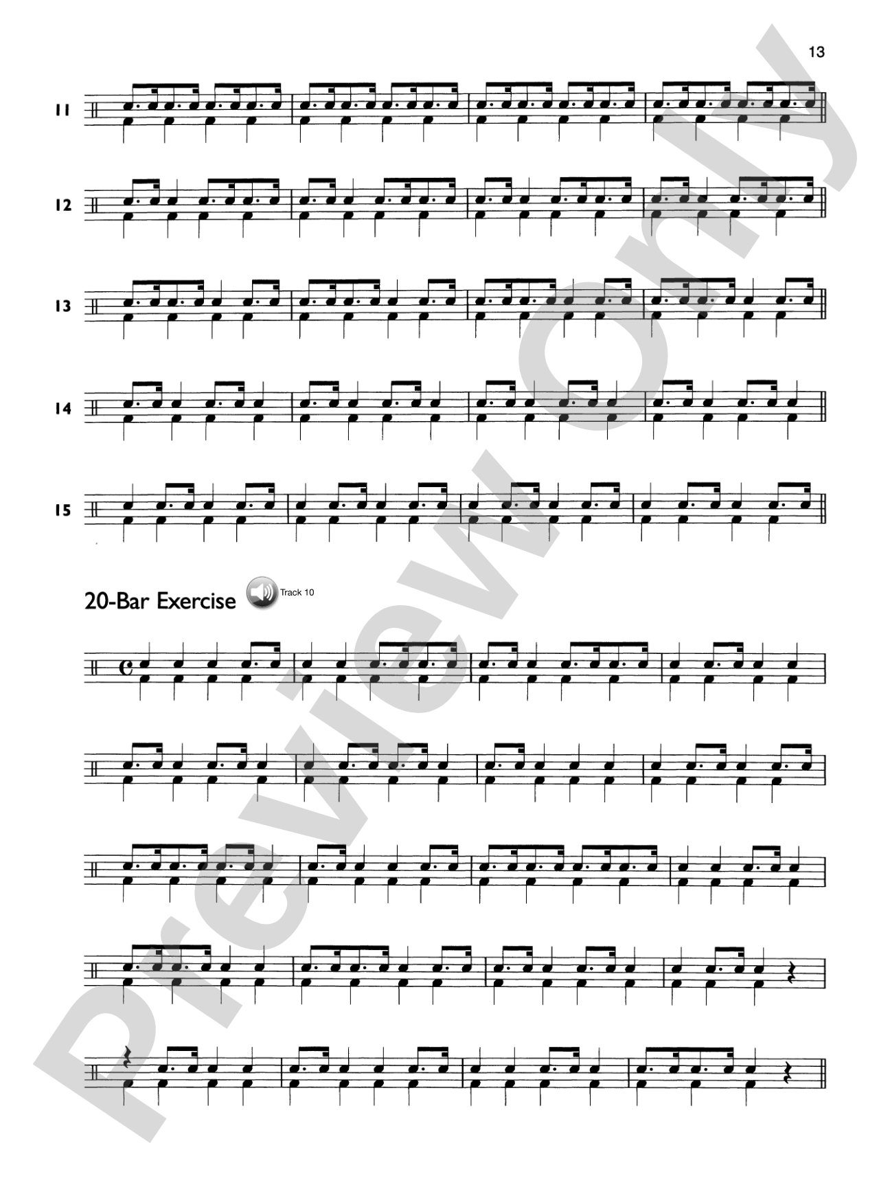 Basix®: Syncopation for Drums