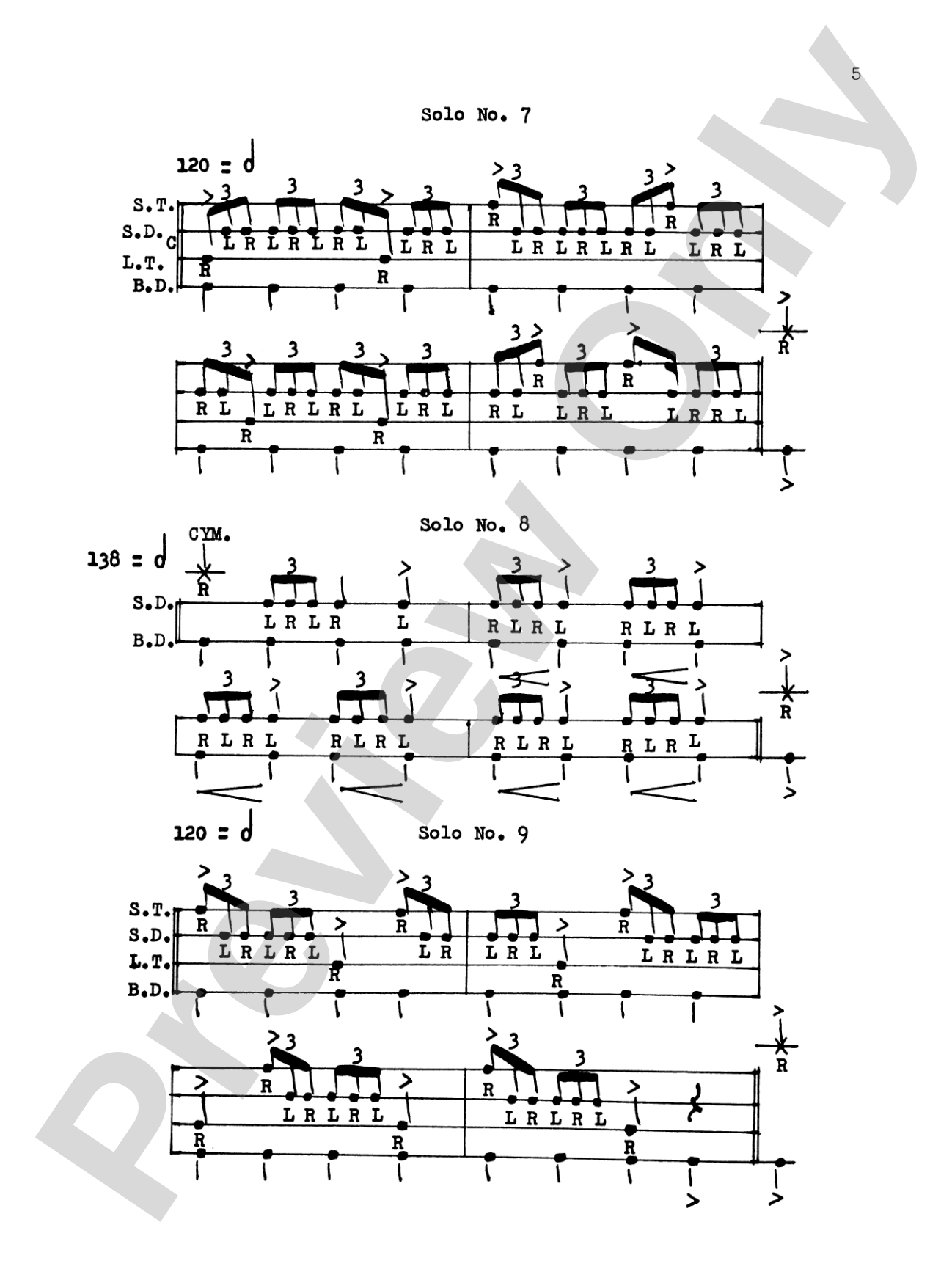 Drum Solos and Fill-Ins for the Progressive Drummer, Book 1