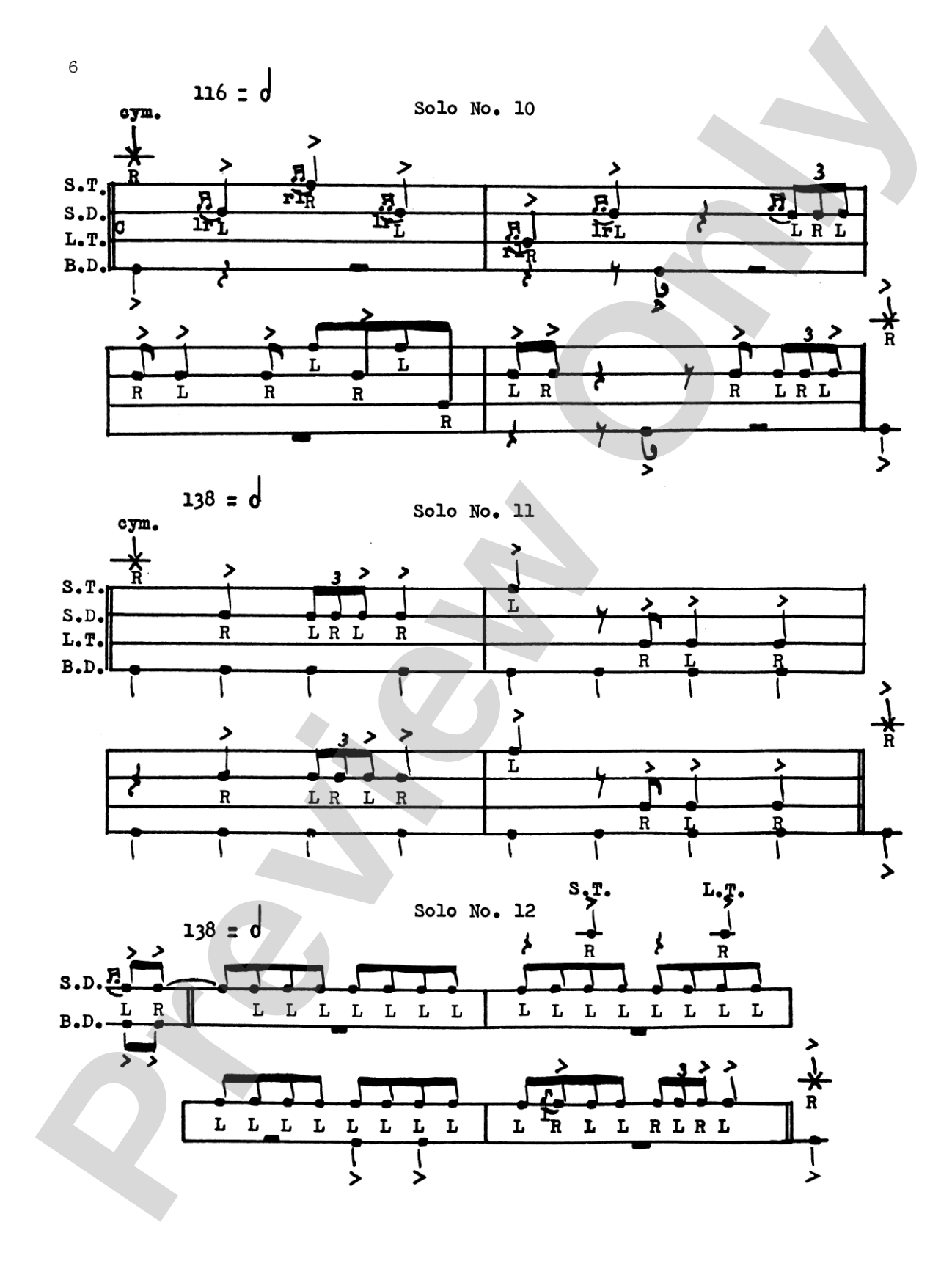 Drum Solos and Fill-Ins for the Progressive Drummer, Book 1