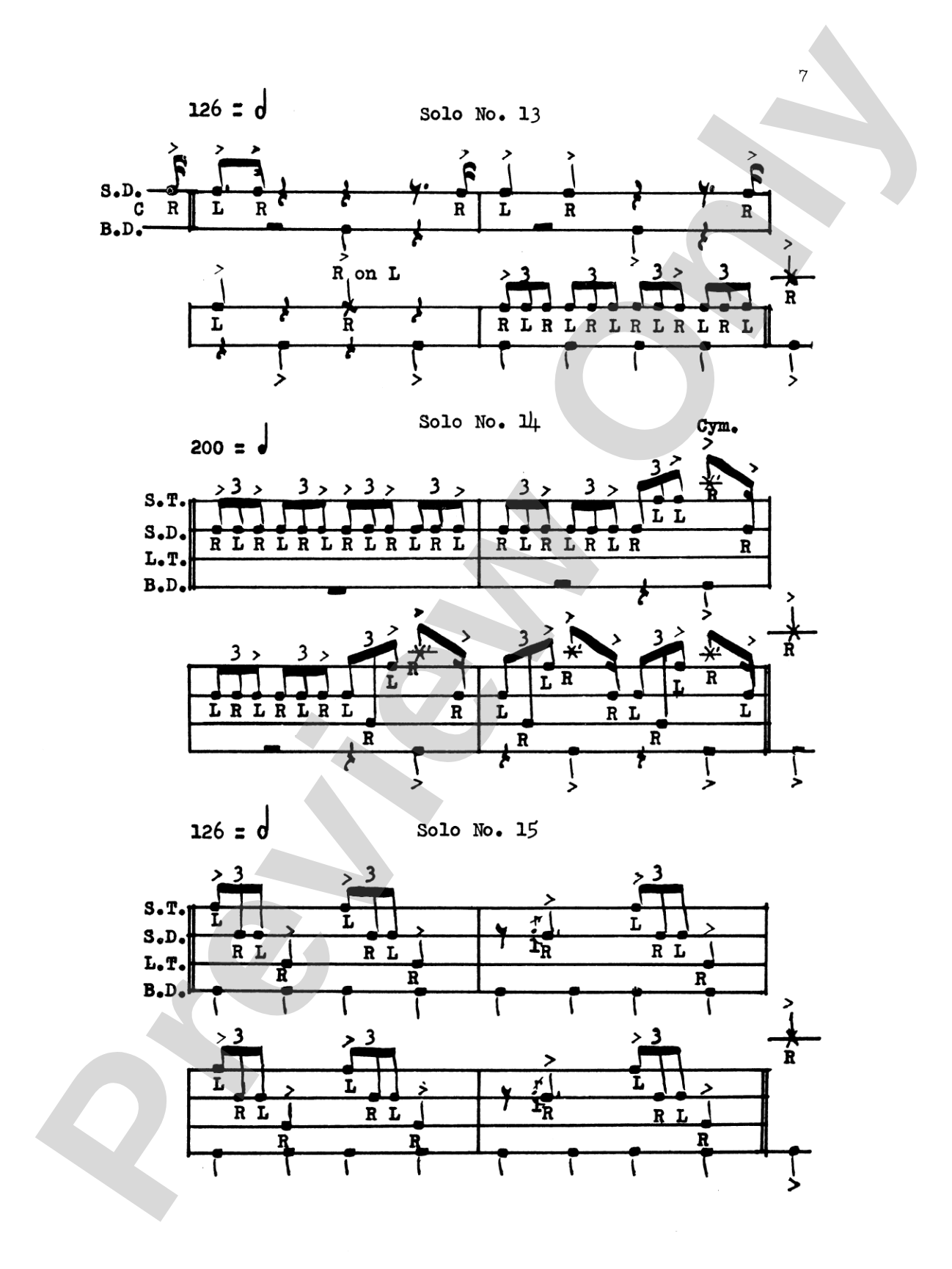 Drum Solos and Fill-Ins for the Progressive Drummer, Book 1