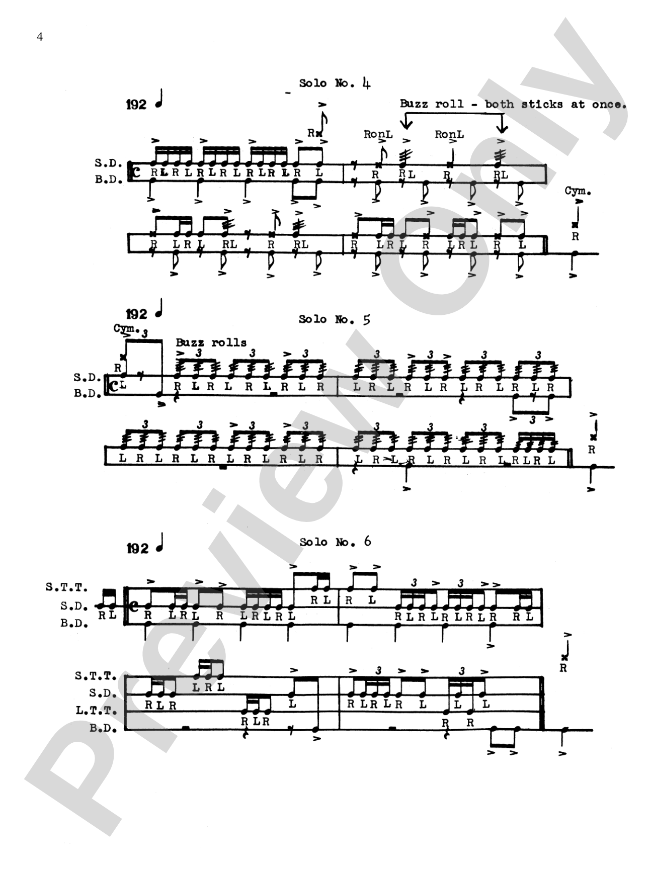Drum Solos and Fill-Ins for the Progressive Drummer, Book 2