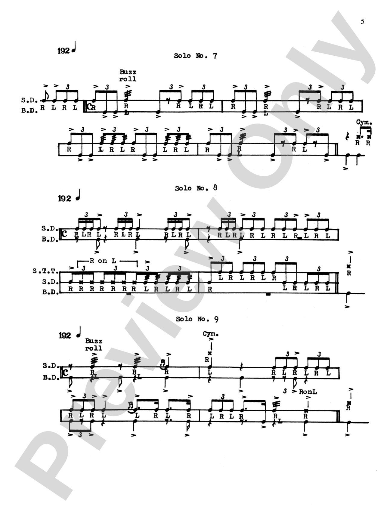 Drum Solos and Fill-Ins for the Progressive Drummer, Book 2