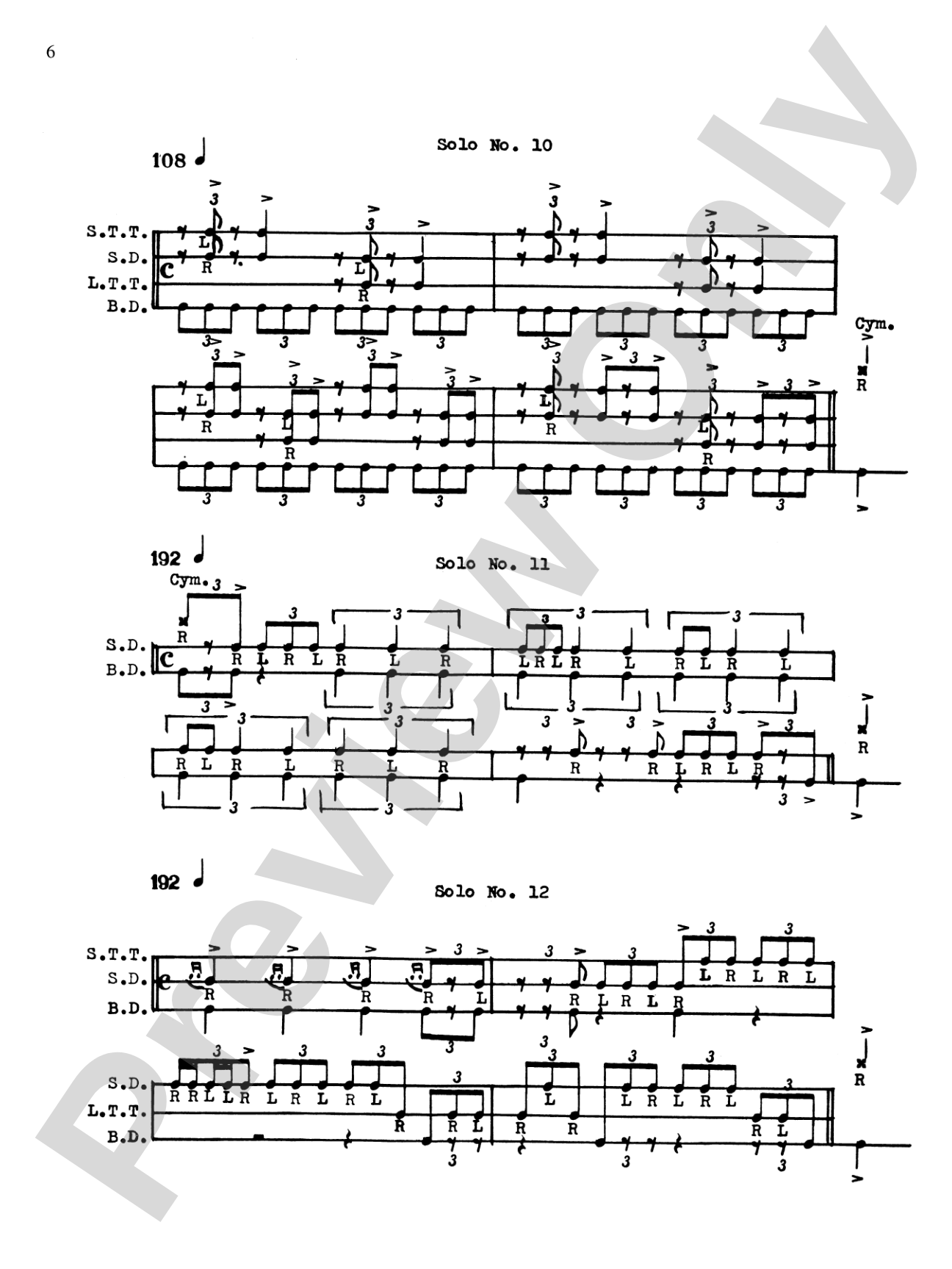 Drum Solos and Fill-Ins for the Progressive Drummer, Book 2