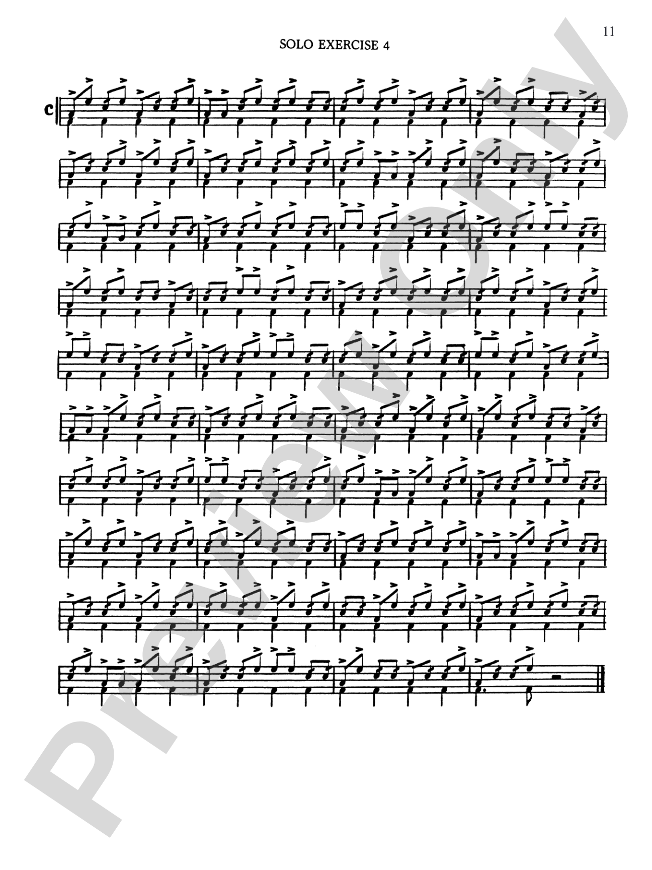 Syncopation and Rolls for the Drum Set
