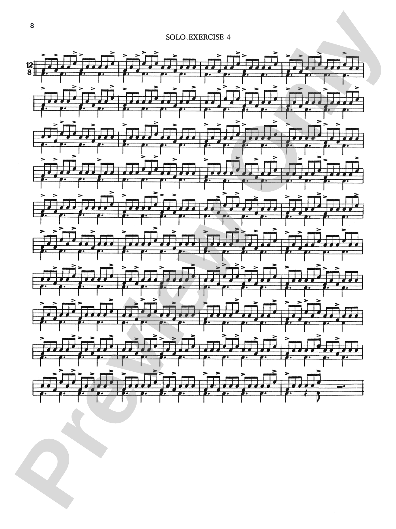 Syncopation No. 2: In the Jazz Idiom for the Drum Set