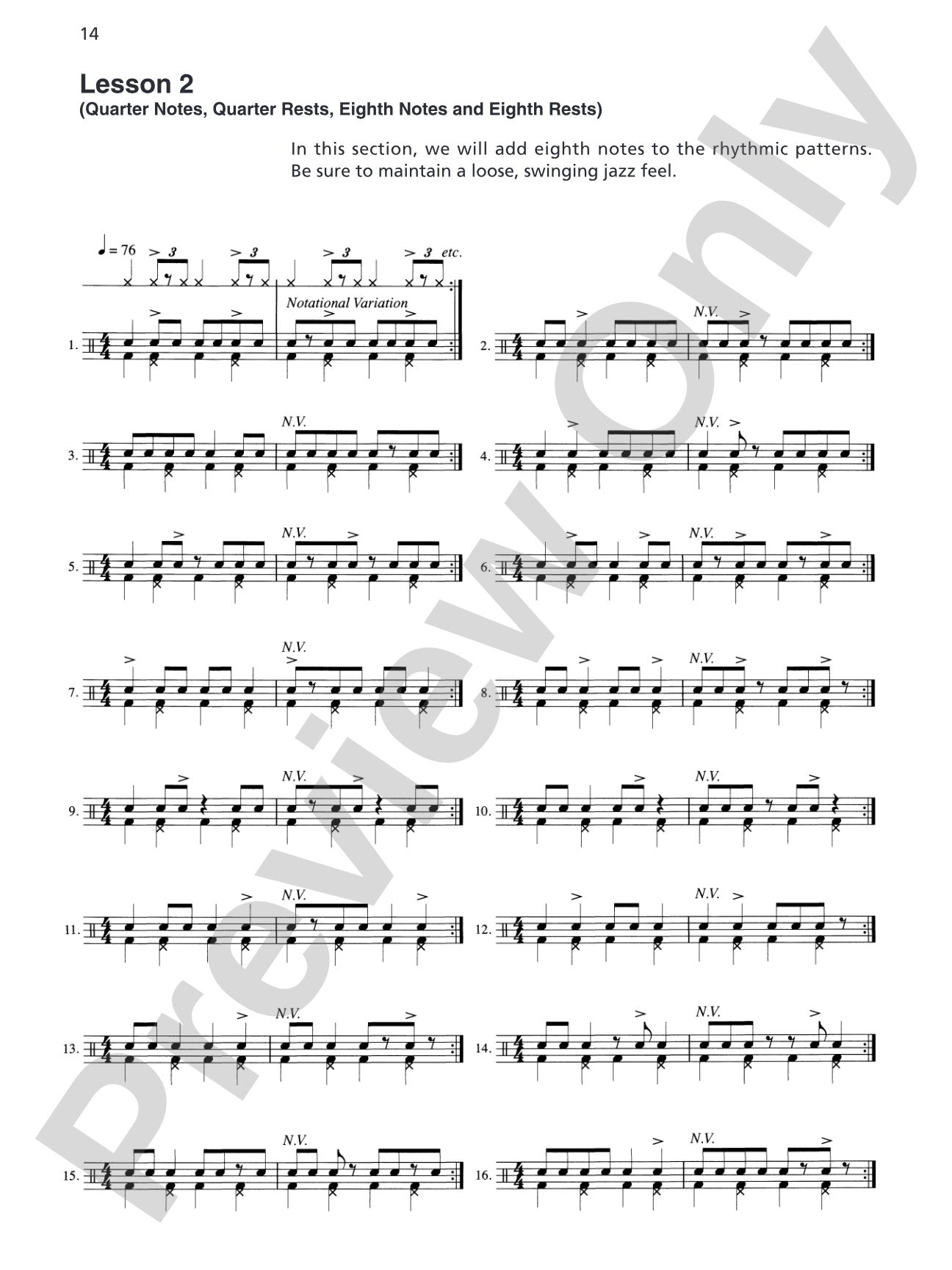 Drumset Independence & Syncopation: A Unique Method That Integrates Independent Coordination and the Use of Syncopated Rhythms