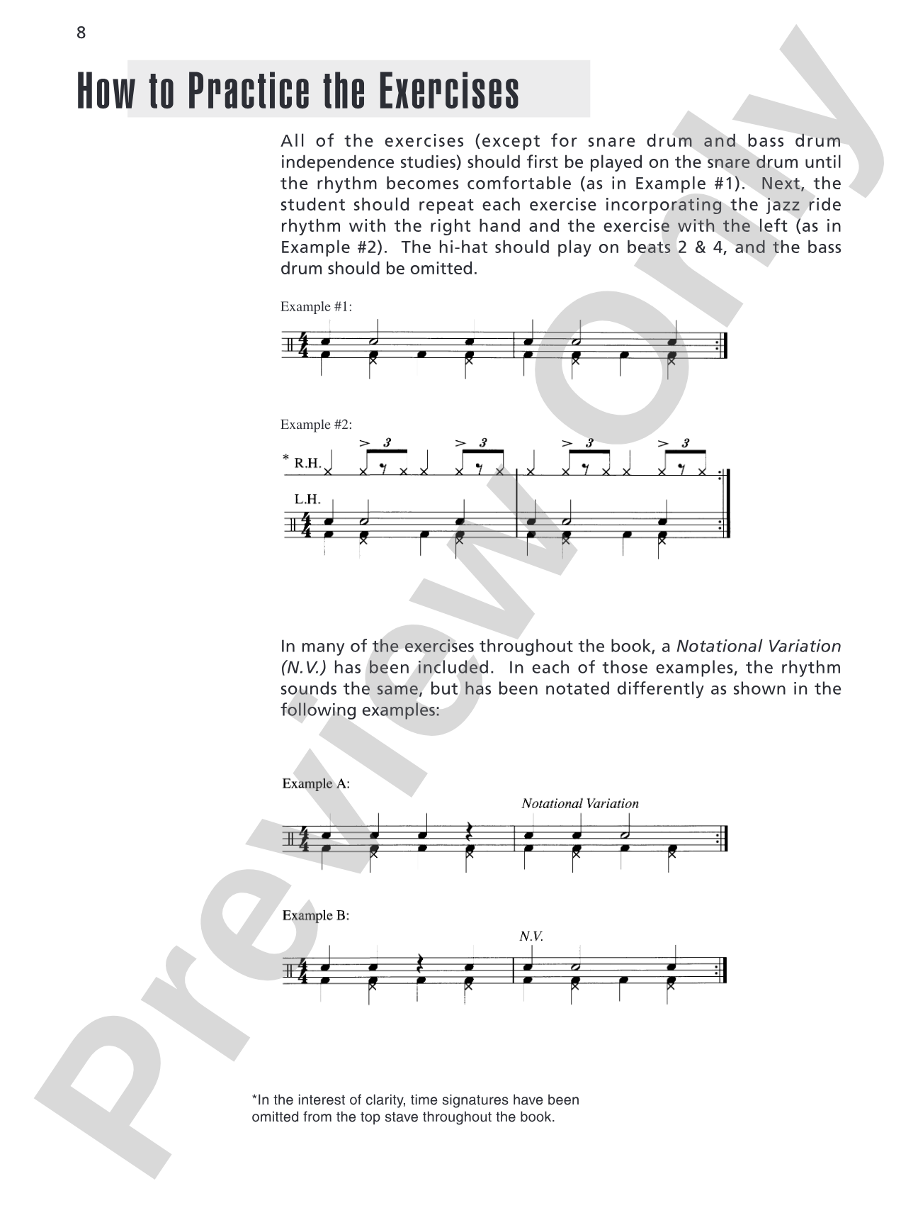 Drumset Independence & Syncopation: A Unique Method That Integrates Independent Coordination and the Use of Syncopated Rhythms