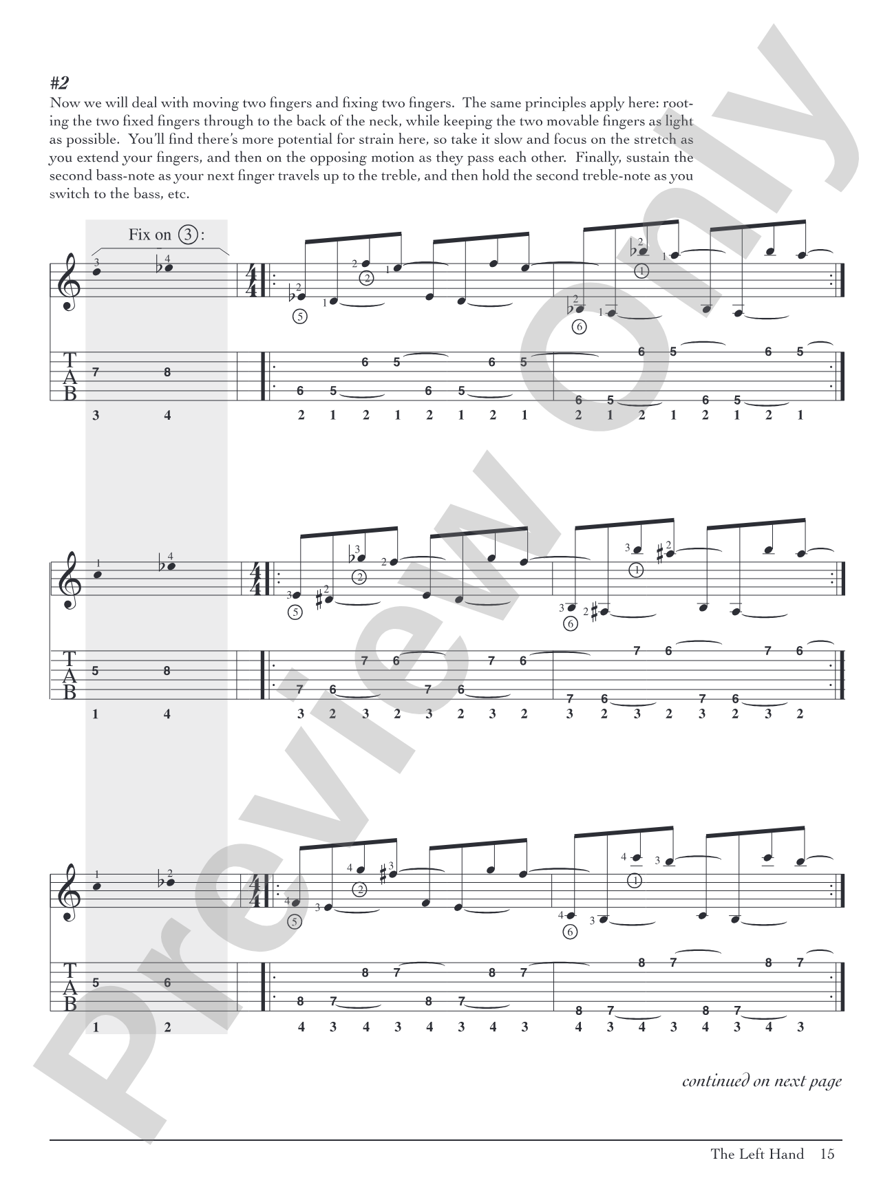 Pumping Nylon: In TAB: The Classical Guitarist's Technique Handbook: Solo Guitar