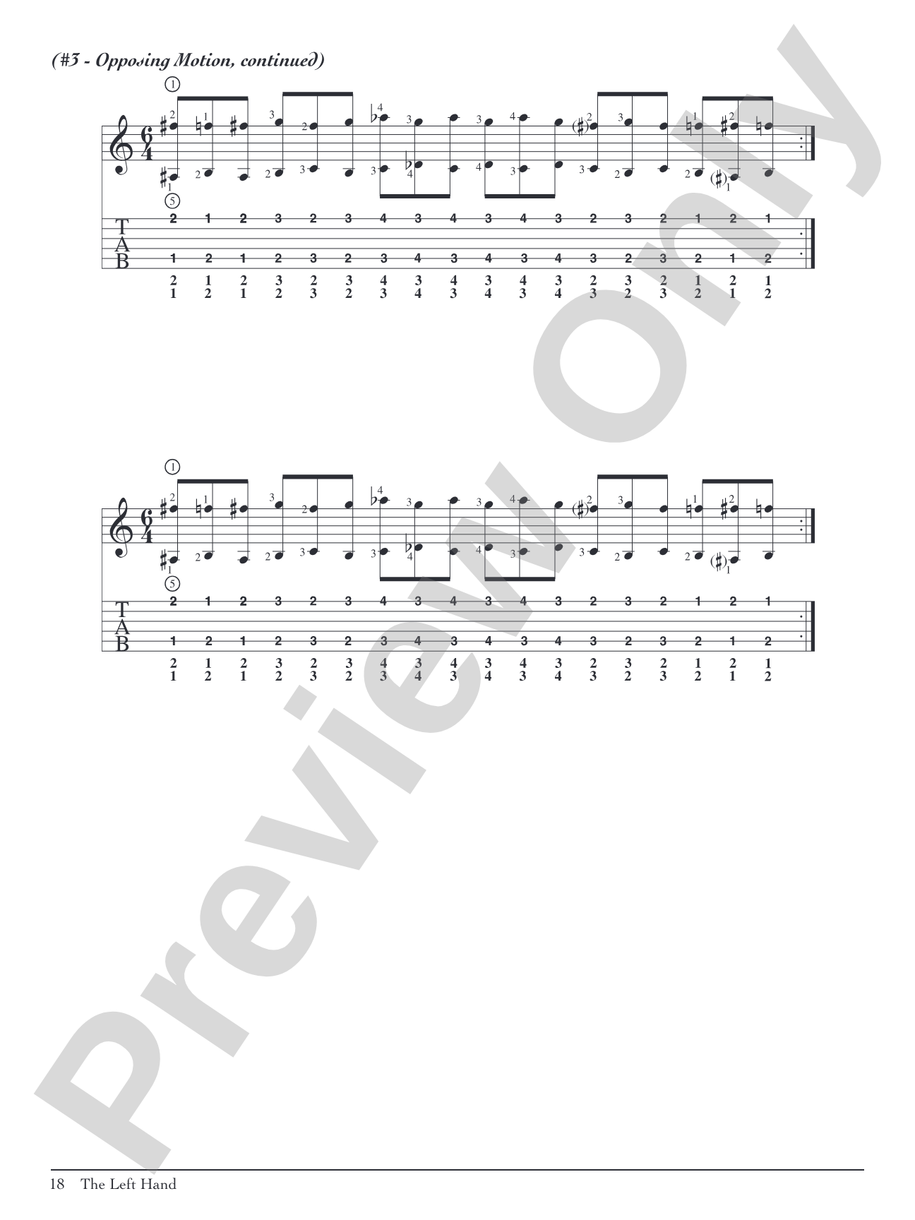 Pumping Nylon: In TAB: The Classical Guitarist's Technique Handbook: Solo Guitar