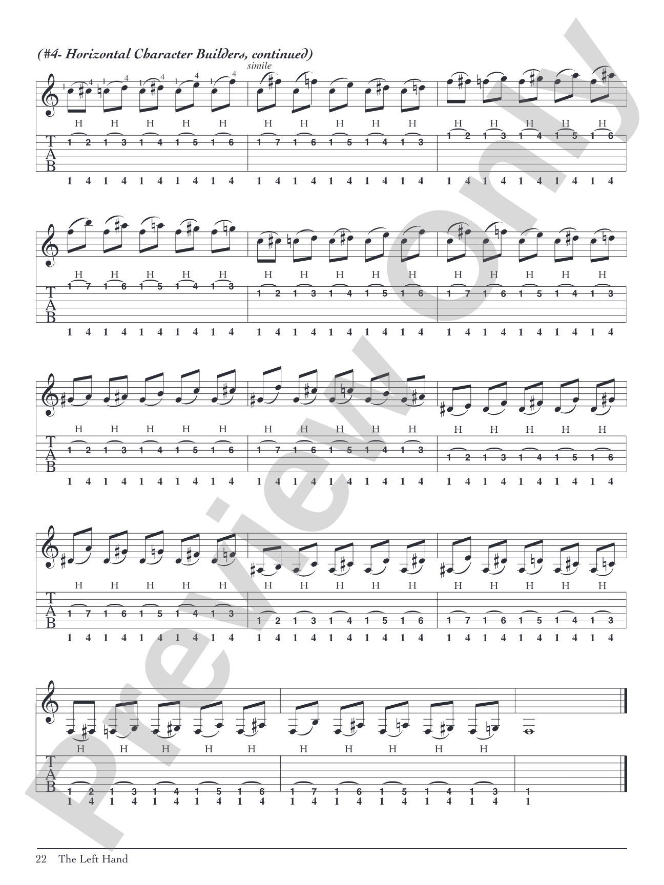 Pumping Nylon: In TAB: The Classical Guitarist's Technique Handbook: Solo Guitar