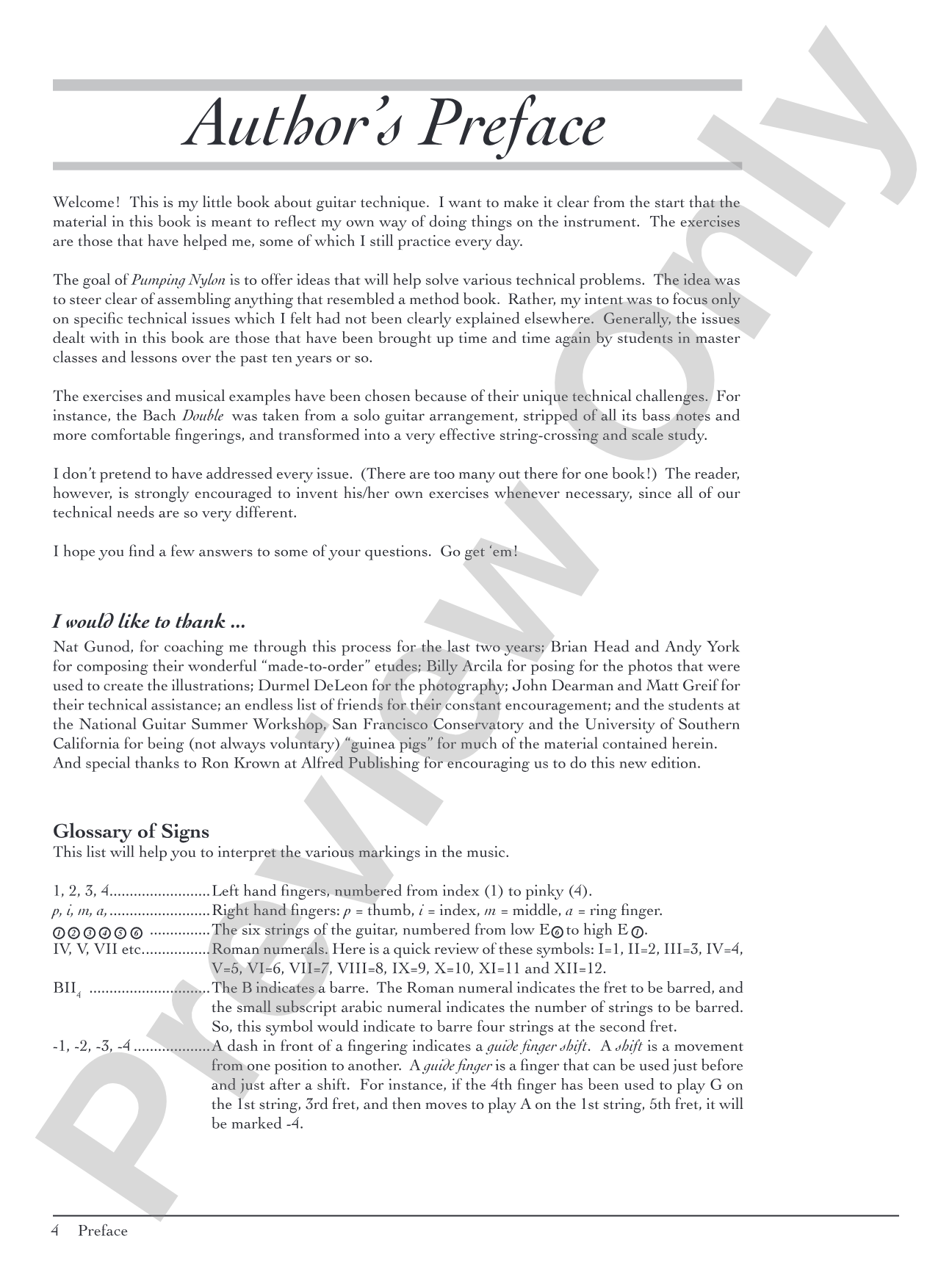 Pumping Nylon: In TAB: The Classical Guitarist's Technique Handbook: Solo Guitar