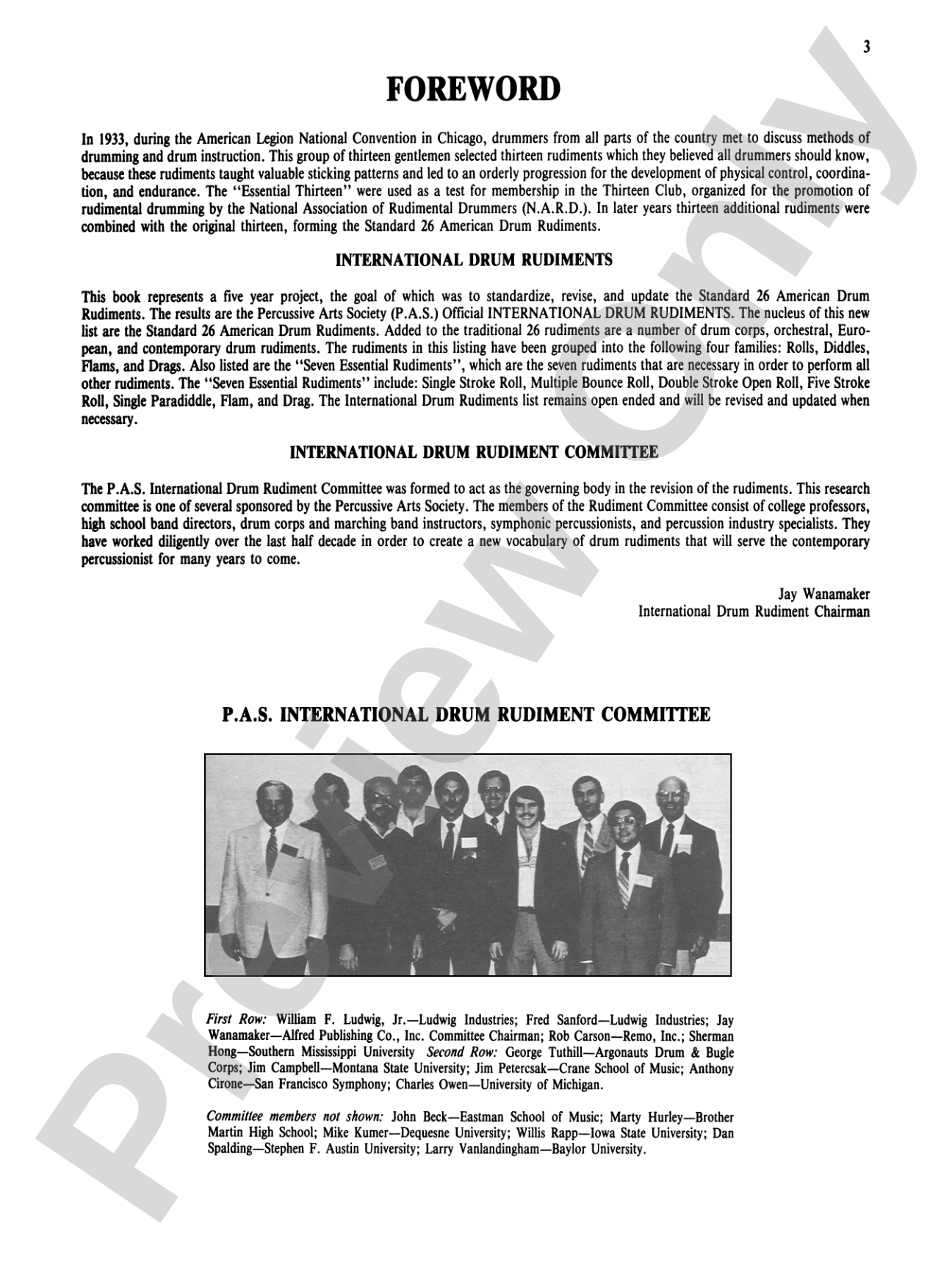 International Drum Rudiments