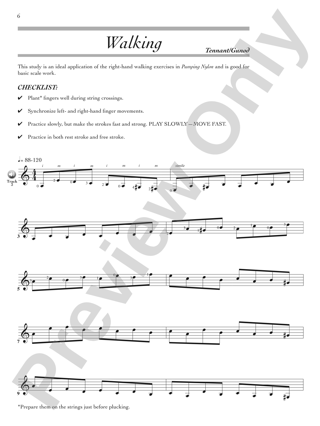 Pumping Nylon: Easy to Early Intermediate Repertoire: Supplemental Repertoire for the Best-Selling Classical Guitarist's Technique Handbook: Solo Guitar