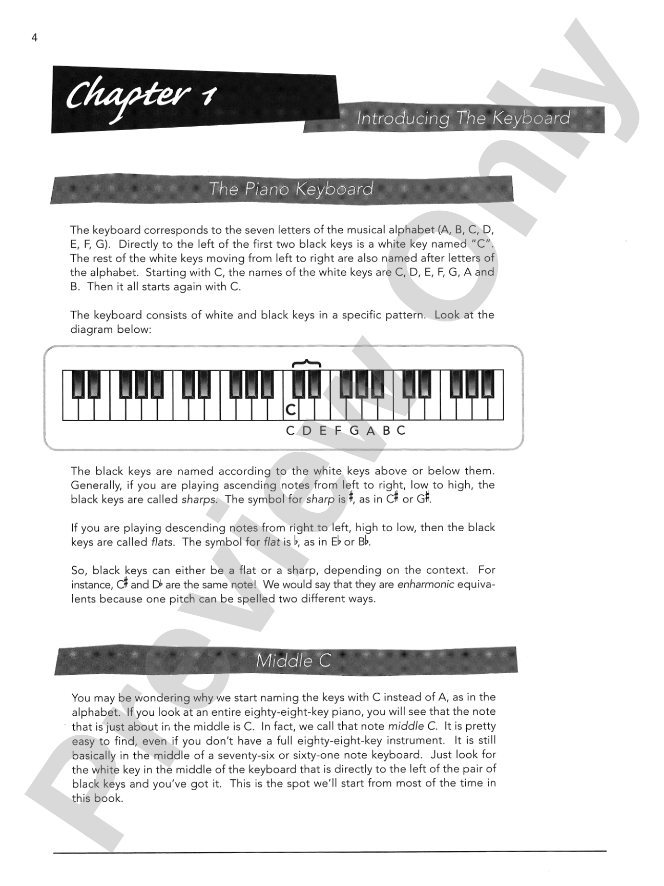 Rock Keyboard for Beginners: An Easy Beginning Method: Piano