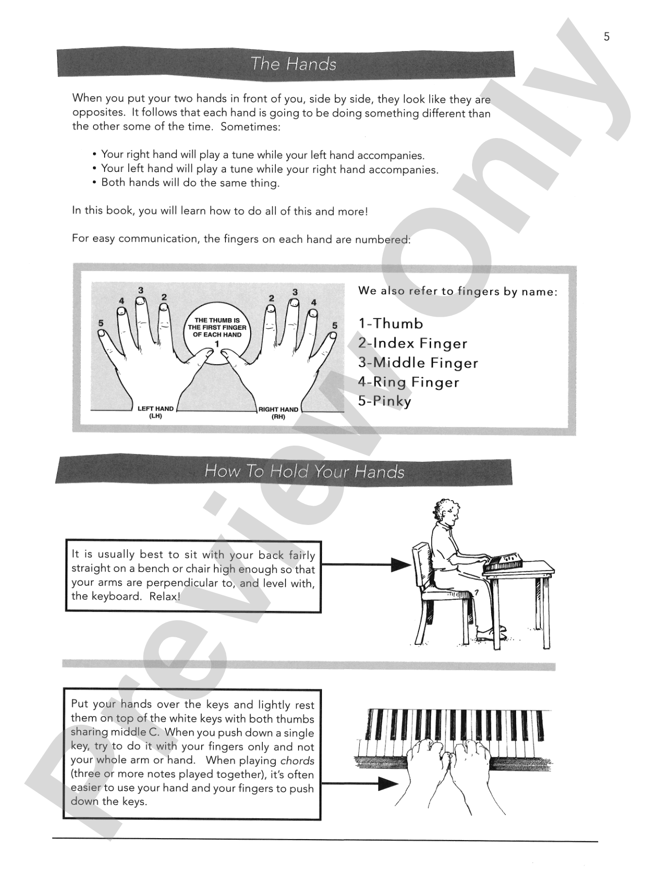 Rock Keyboard for Beginners: An Easy Beginning Method: Piano