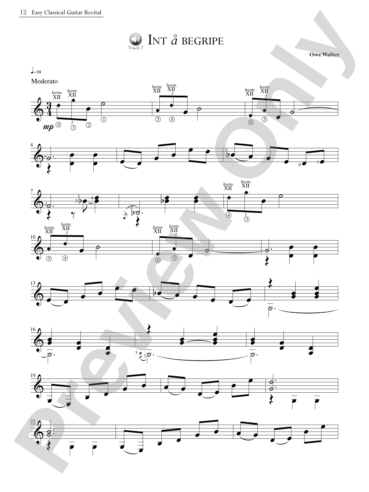 Easy Classical Guitar Recital: Easy Repertoire and Performance Tips for the Beginning Player: Solo Guitar