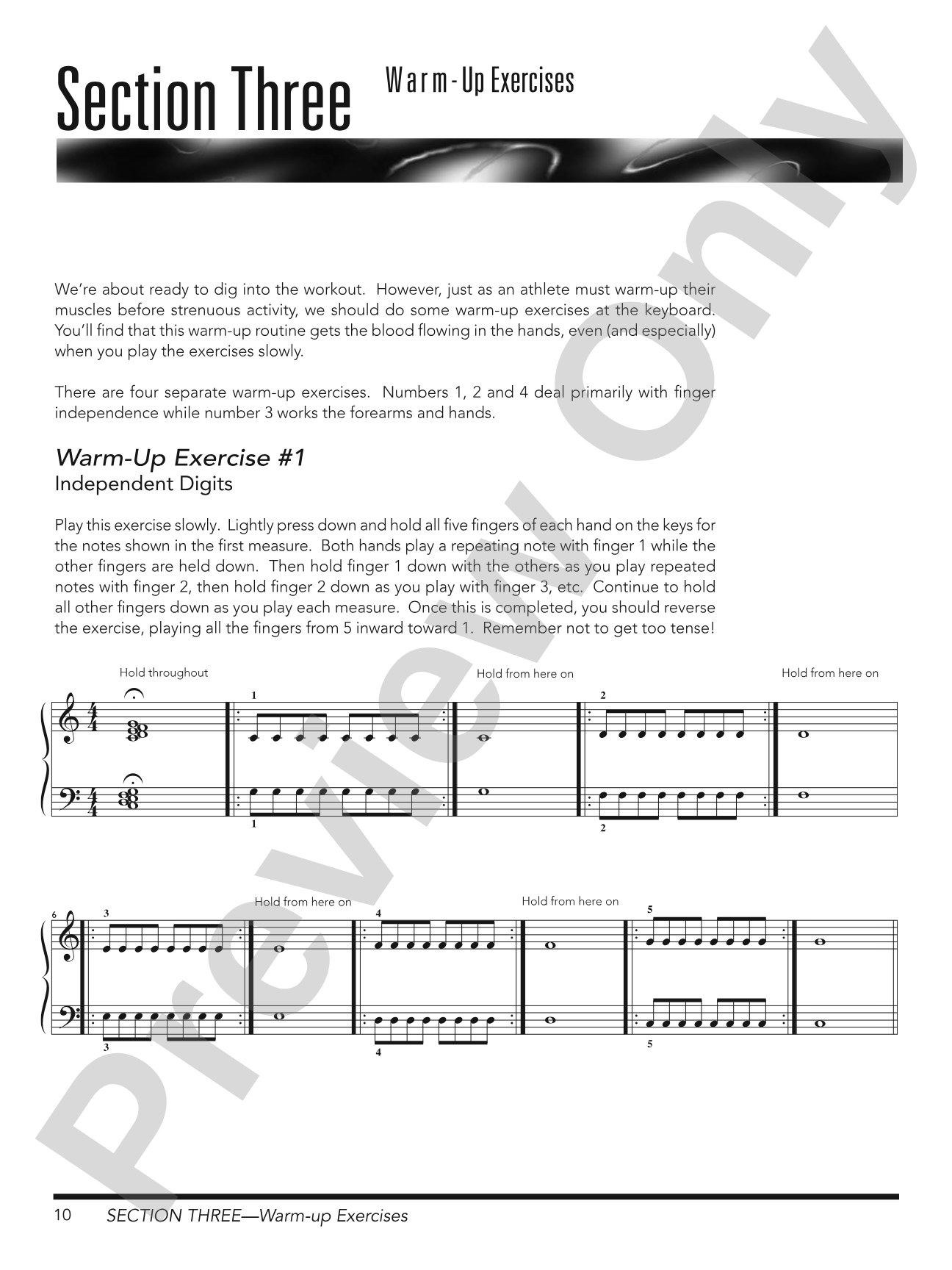 30-Day Keyboard Workout: An Exercise Plan for Keyboardists: Piano