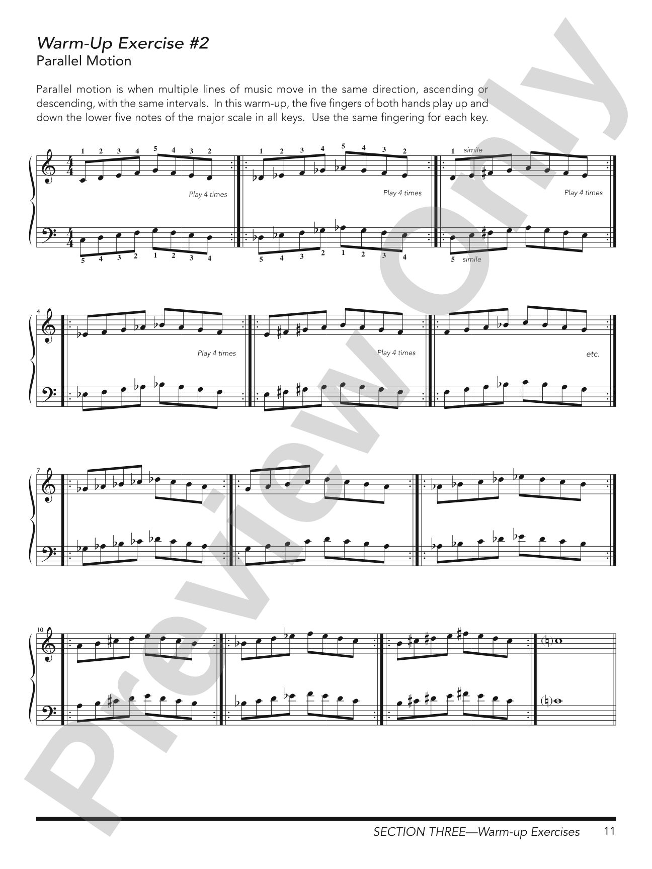 30-Day Keyboard Workout: An Exercise Plan for Keyboardists: Piano