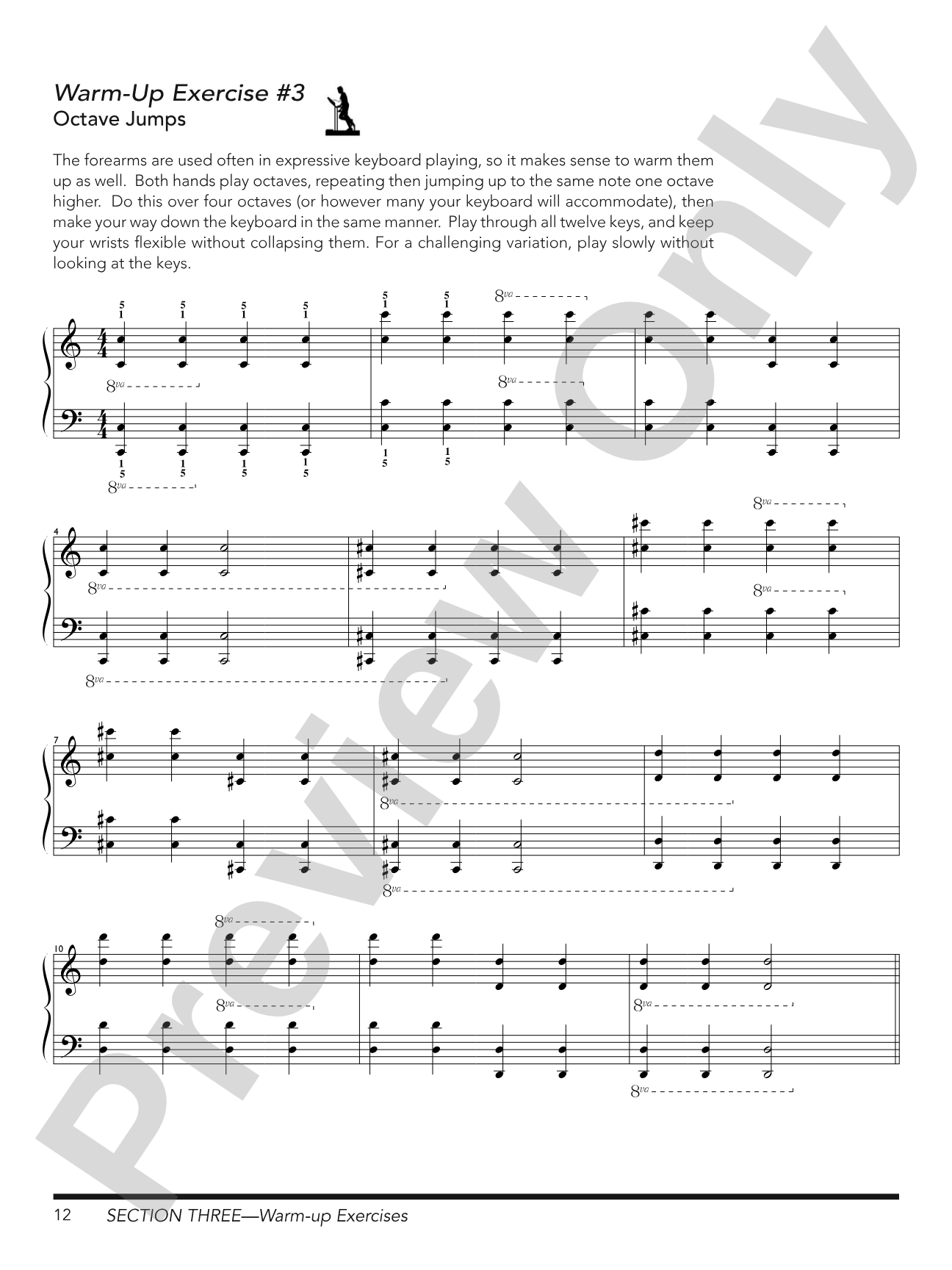30-Day Keyboard Workout: An Exercise Plan for Keyboardists: Piano