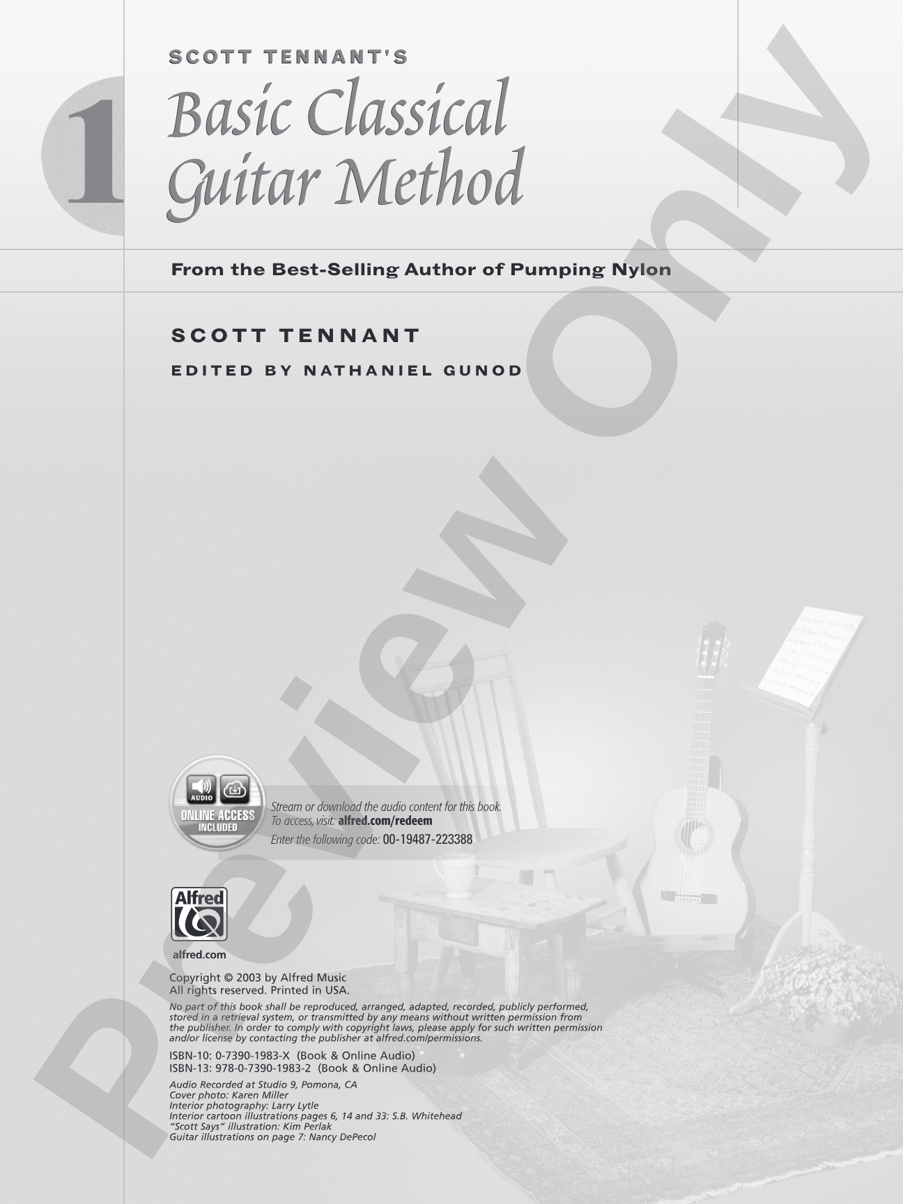 Basic Classical Guitar Method, Book 1: From the Best-Selling Author of <i>Pumping Nylon</i>: Solo Guitar