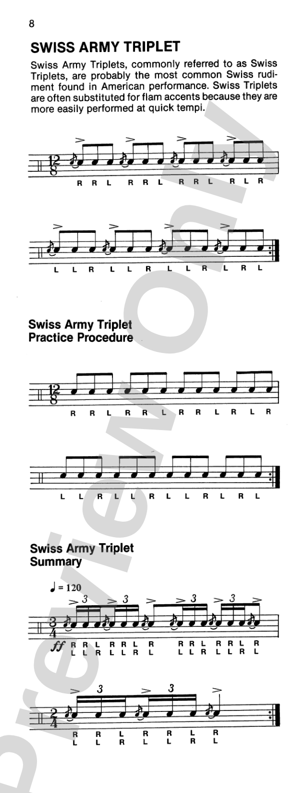 Corps-Style Snare Drum Dictionary: A Complete Reference Guide Which Will Improve Any Drummer's Control and Coordination